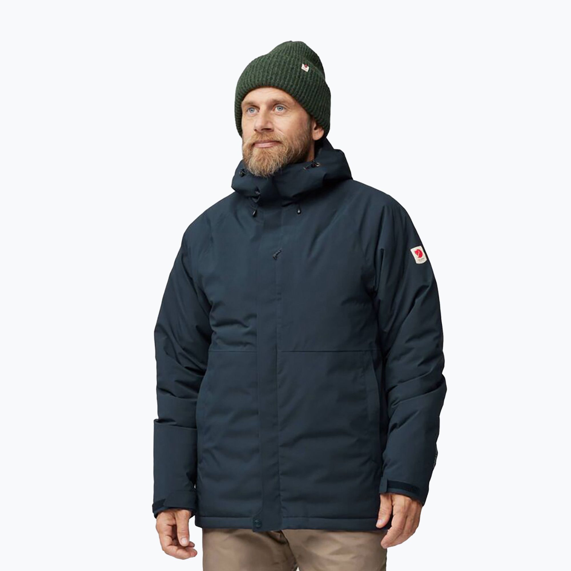 Kurtka przeciwdeszczowa męska Fjällräven HC Hydratic Padded Trail dark navy 