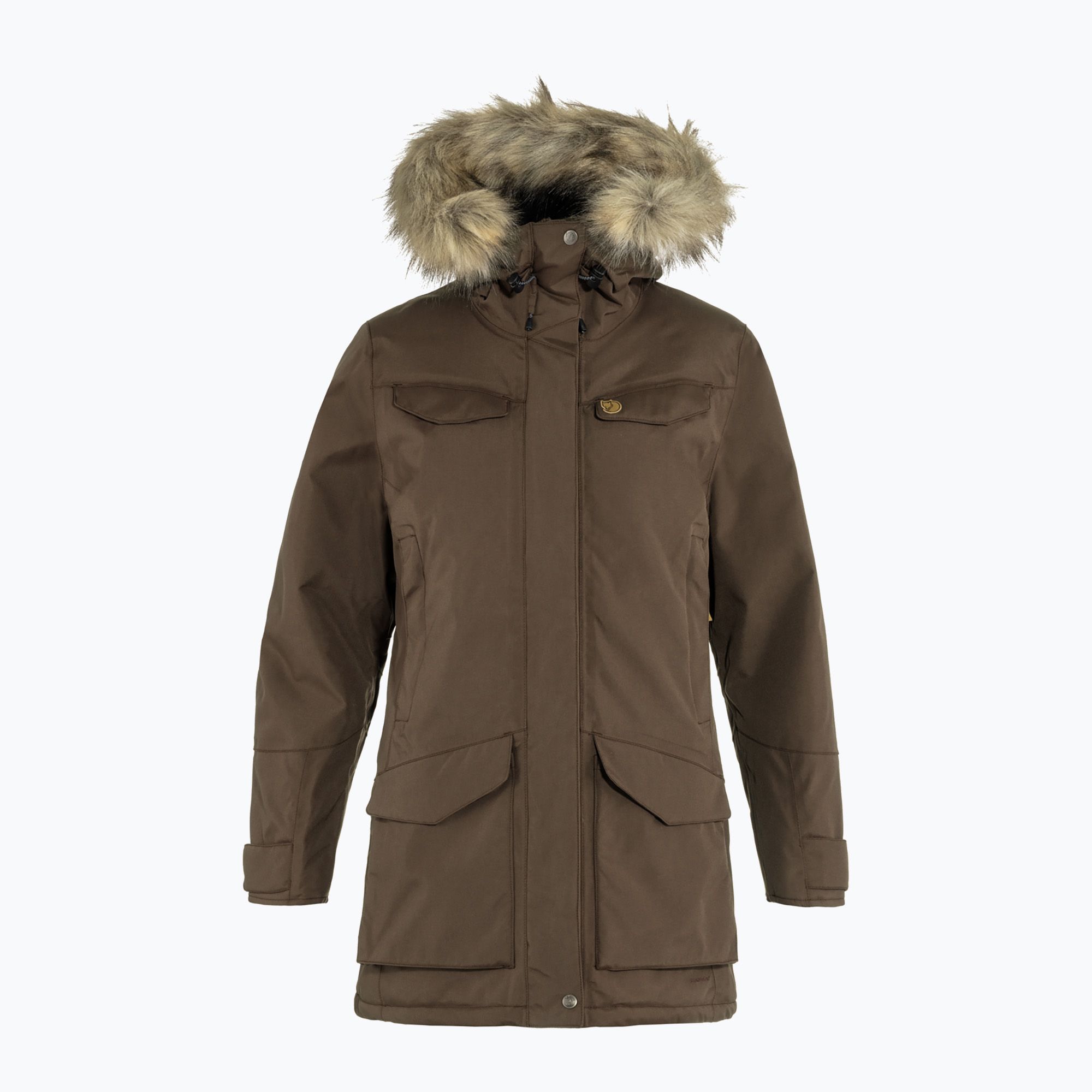 Kurtka damska Fjällräven Nuuk Parka dark oak 