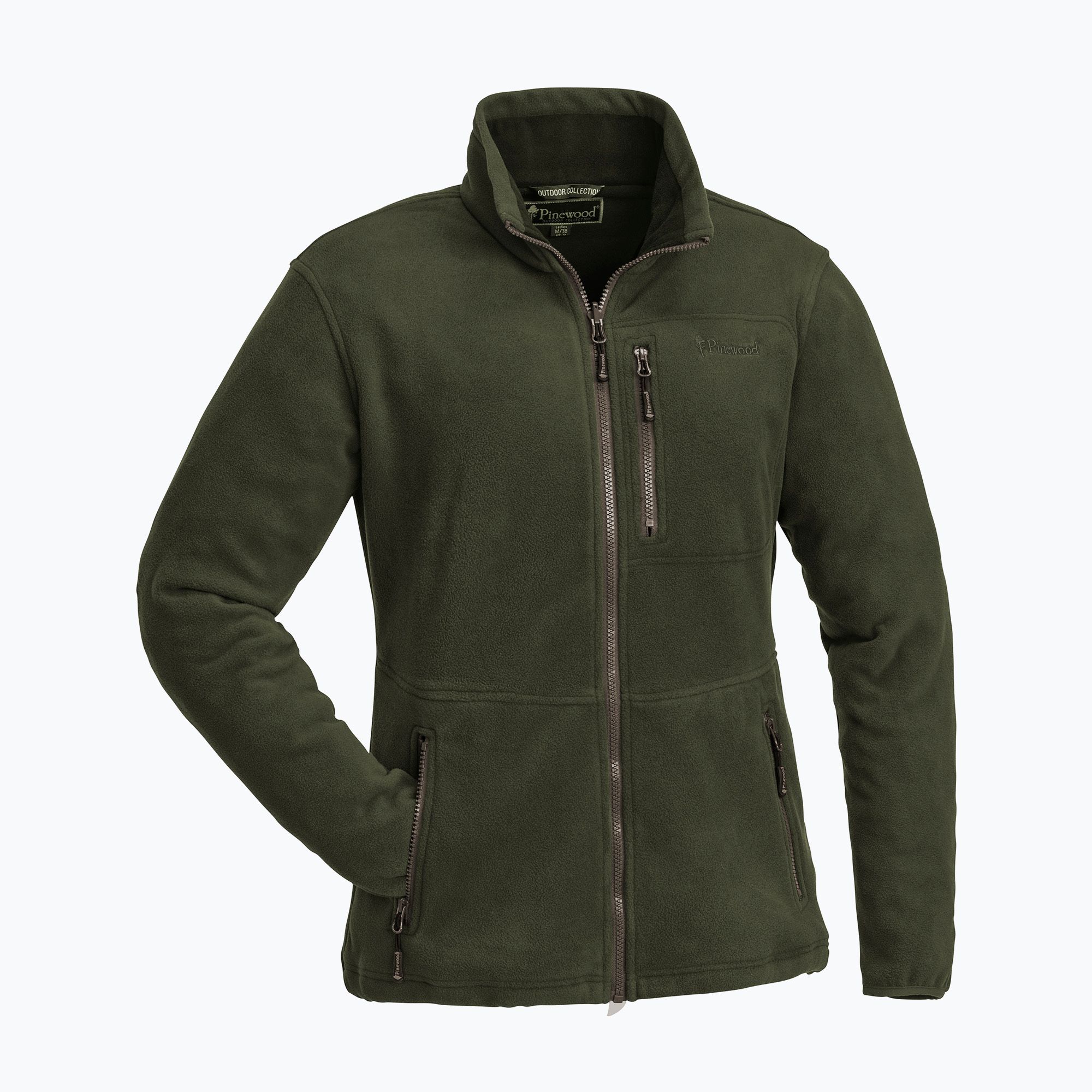 Bluza trekkingowa damska Pinewood Finnveden Fleece green 