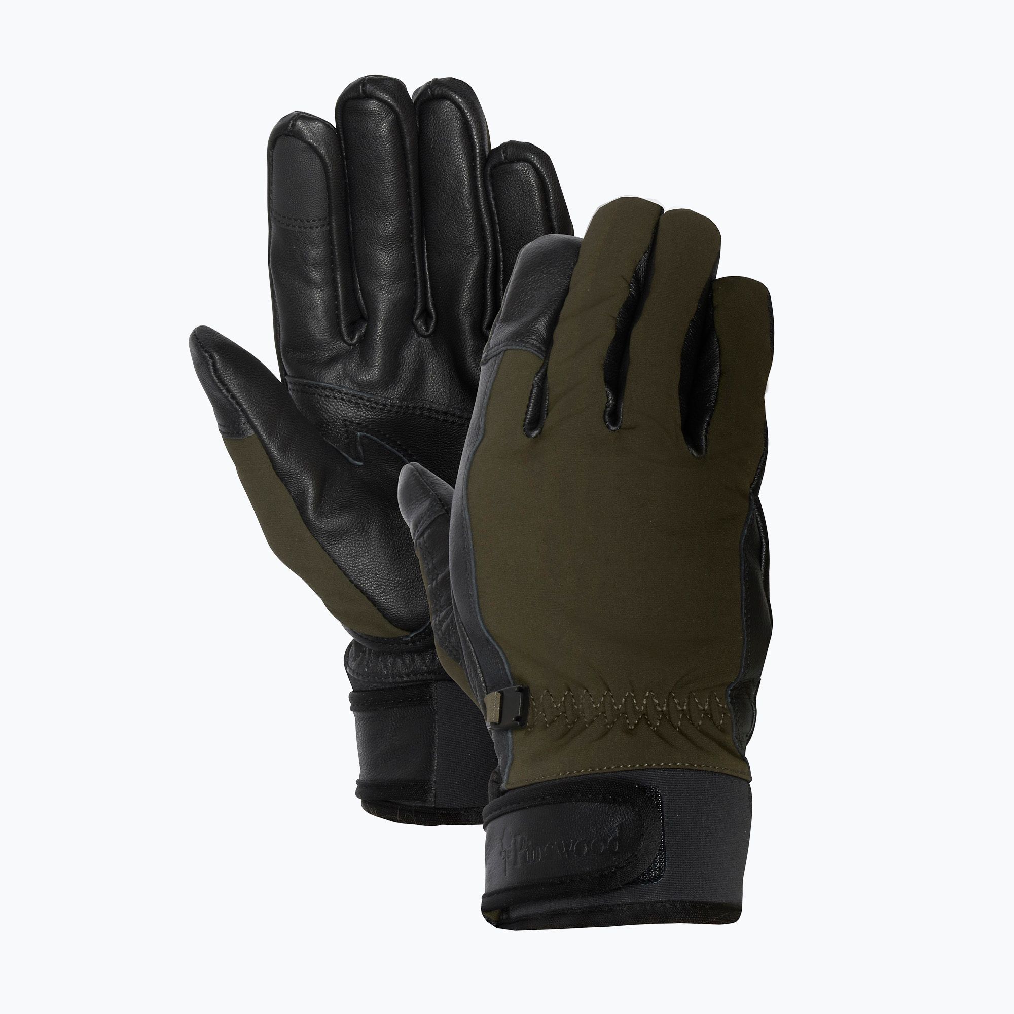 Rękawiczki trekkingowe męskie Pinewood Furudal Hunters Glove mossgreen/black 