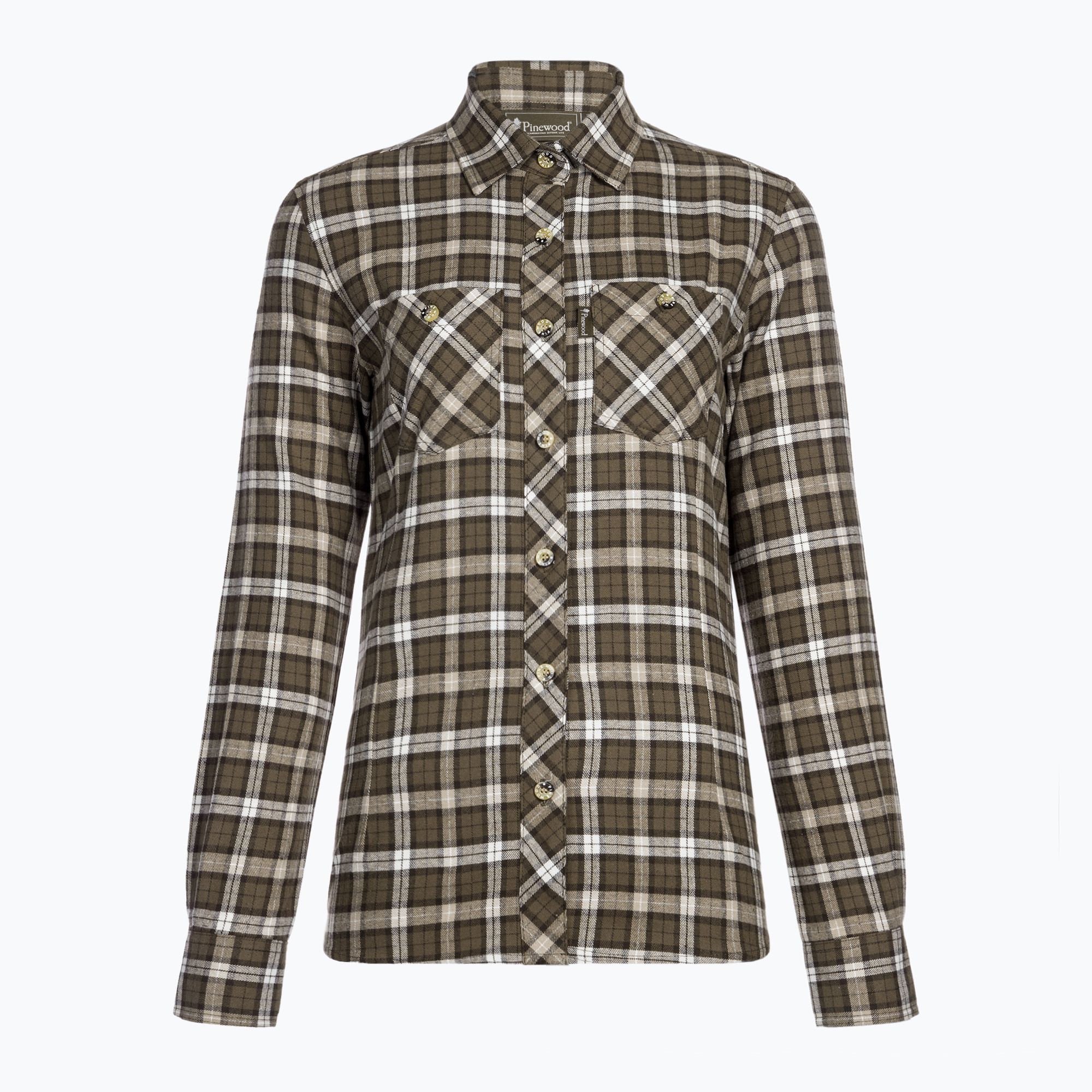 Koszula damska Pinewood Felicia d.green/offwhite 