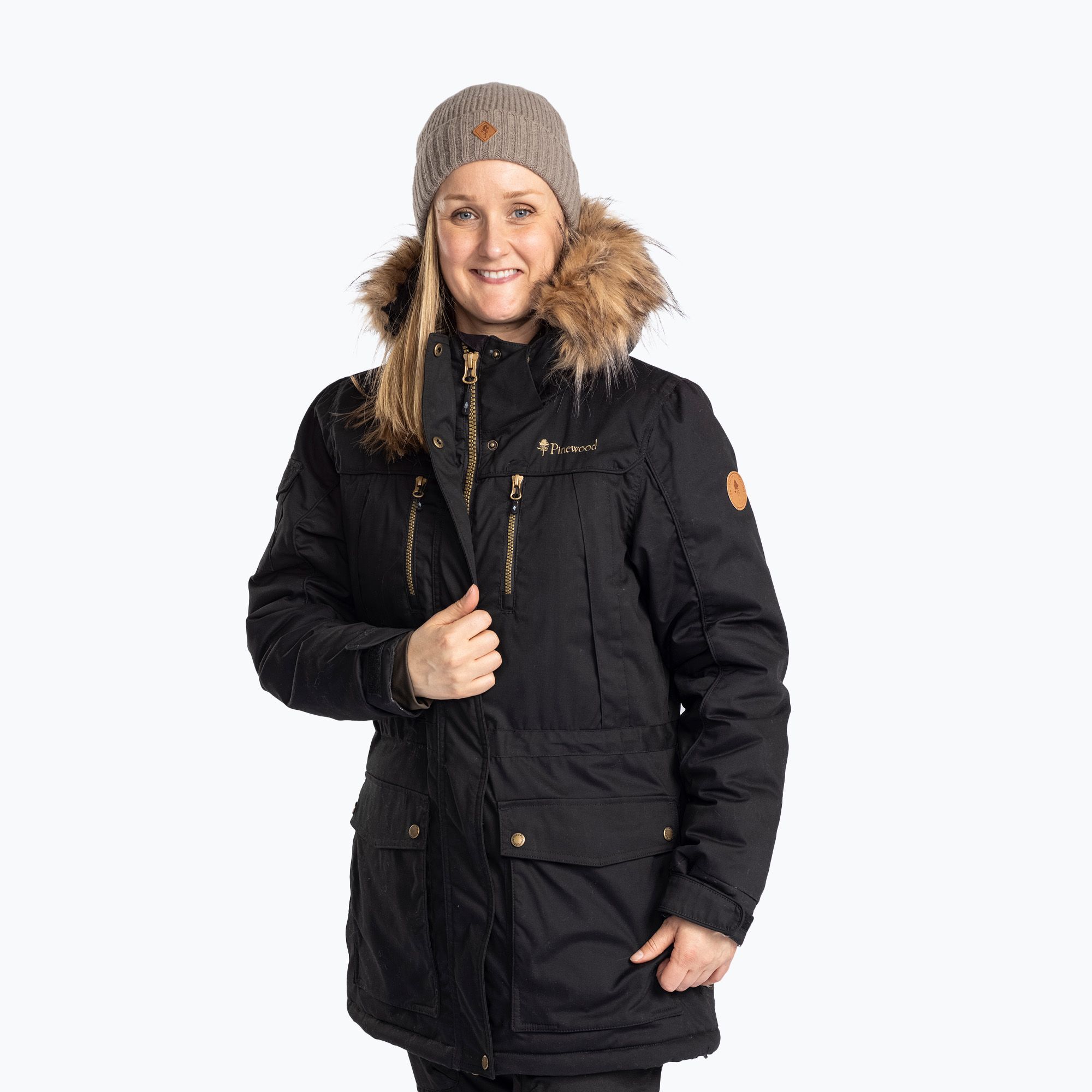 Kurtka zimowa damska Pinewood Finnveden Winter Parka black 