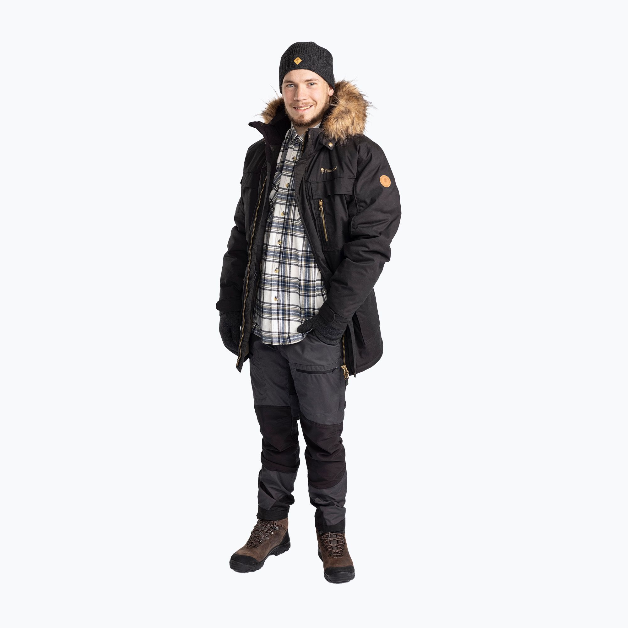Kurtka zimowa męska Pinewood Finnveden Winter Parka black 
