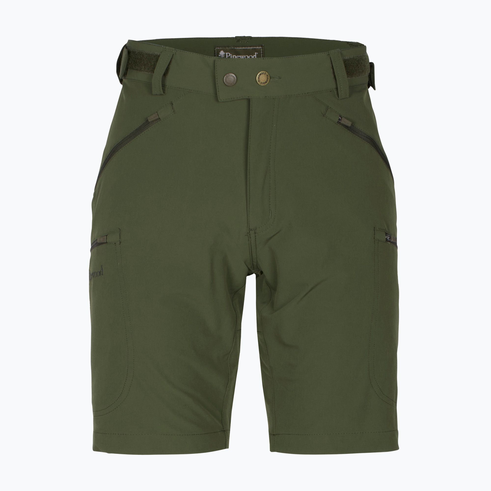 Spodenki trekkingowe męskie Pinewood Abisko Light Stretch moss green 