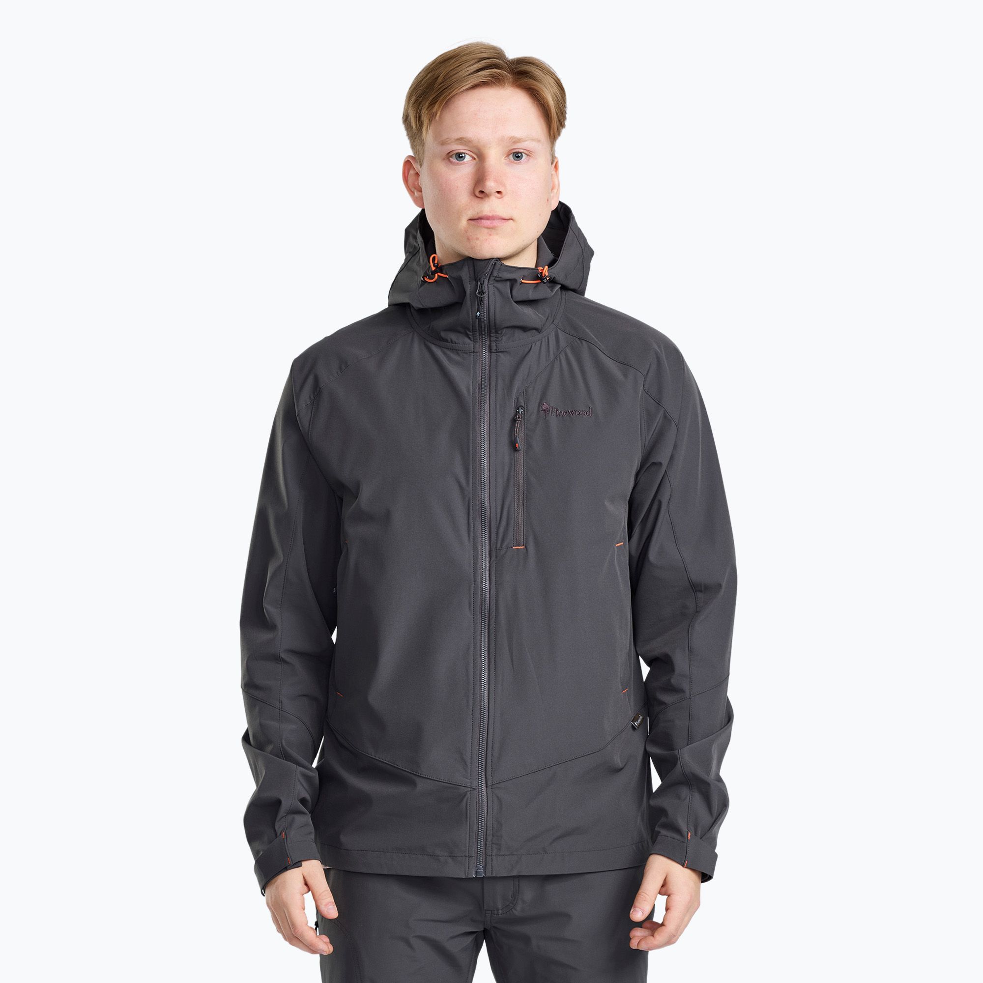 Kurtka przeciwwiatrowa męska Pinewood Finnveden Sports Light ash grey 