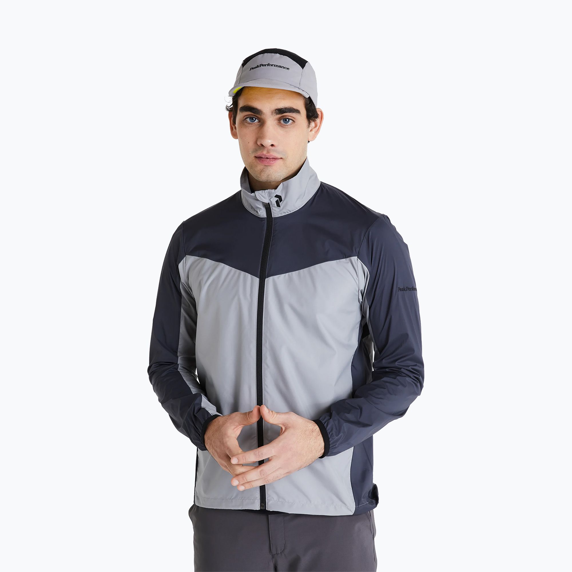 Kurtka przeciwwiatrowa męska Peak Performance Meadow Wind soud mist motion grey 