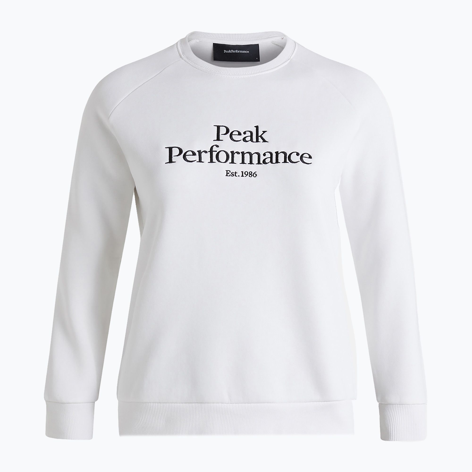 Bluza trekkingowa damska Peak Performance Original Crew off white 
