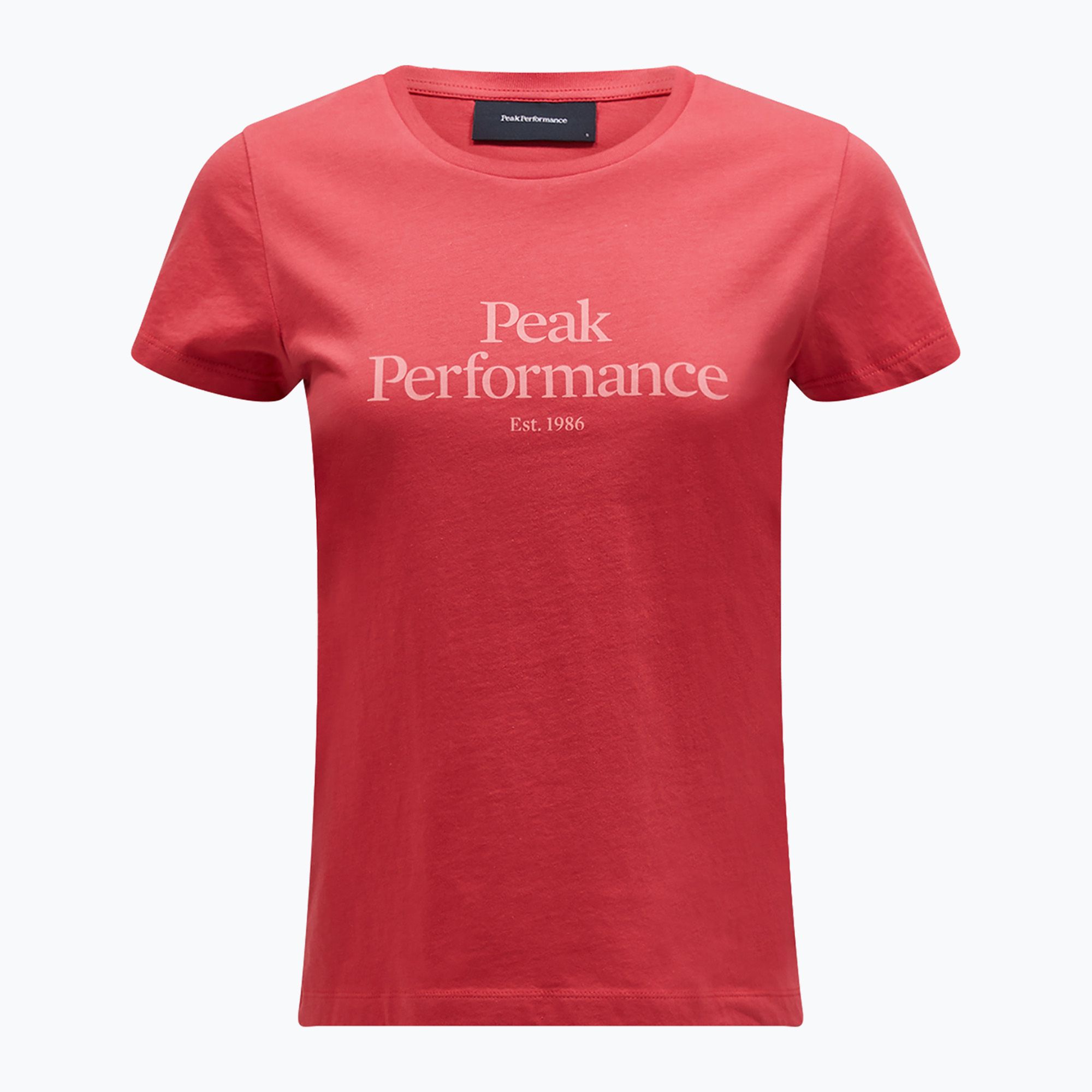 Koszulka trekkingowa damska Peak Performance Original softer red 