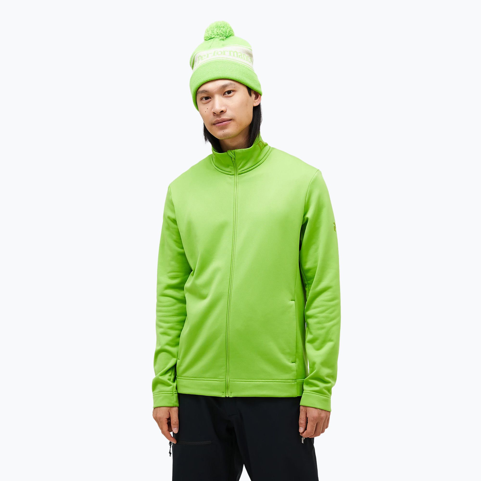 Kurtka softshell męska Peak Performance Rider Tech Zip stand out green 