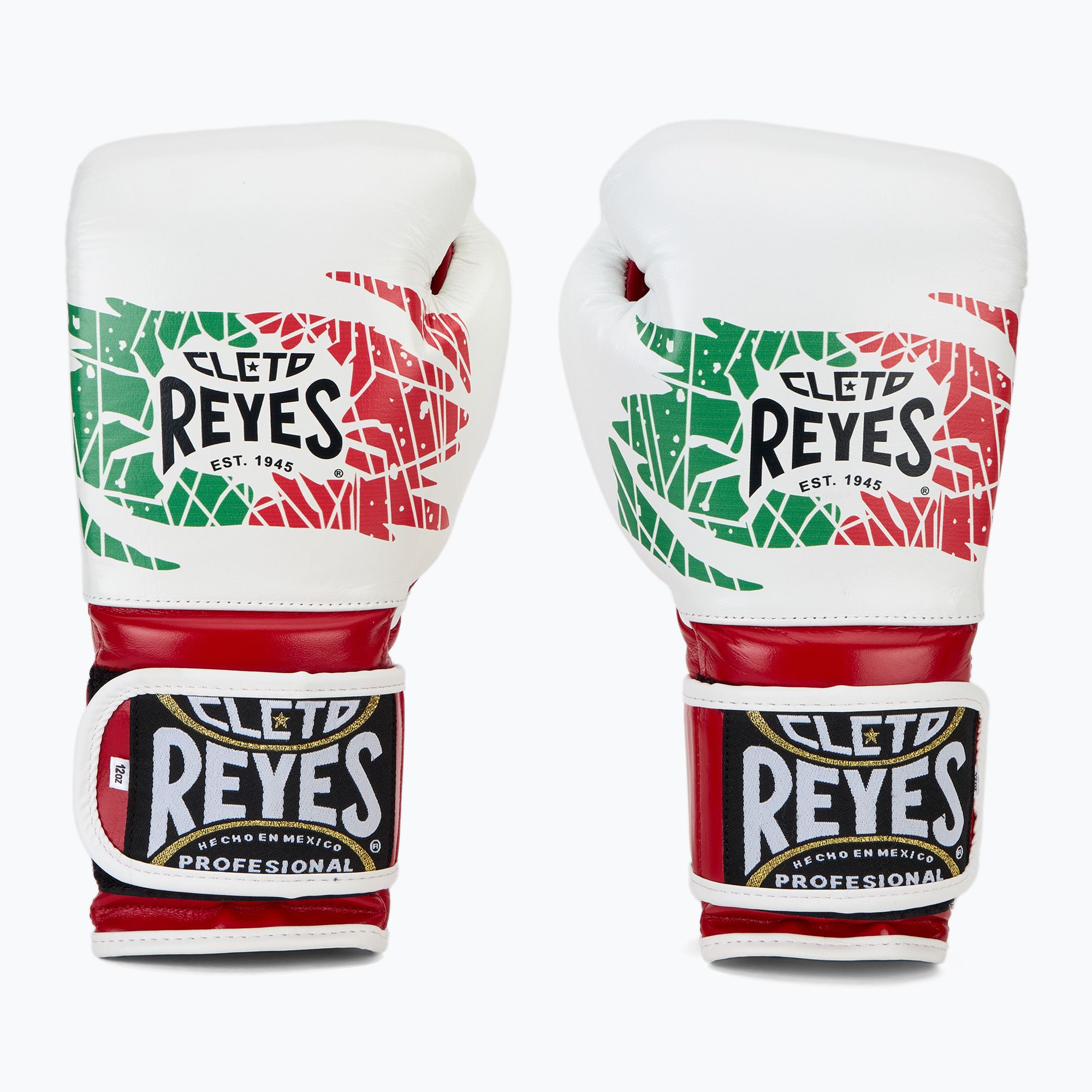 Rękawice bokserskie Cleto Reyes Velcro Sparring red/white green red 