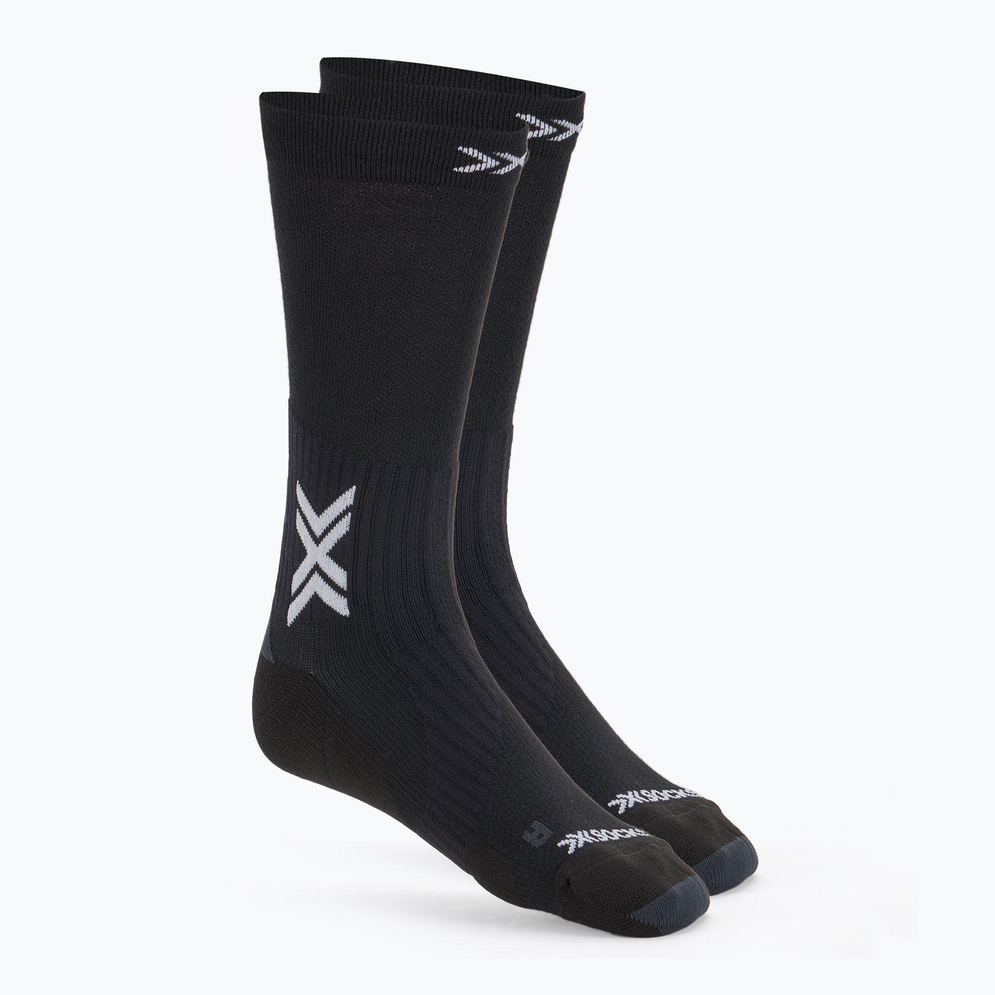 Skarpety X-Socks Run Perform Warm Crew x black/light grey 