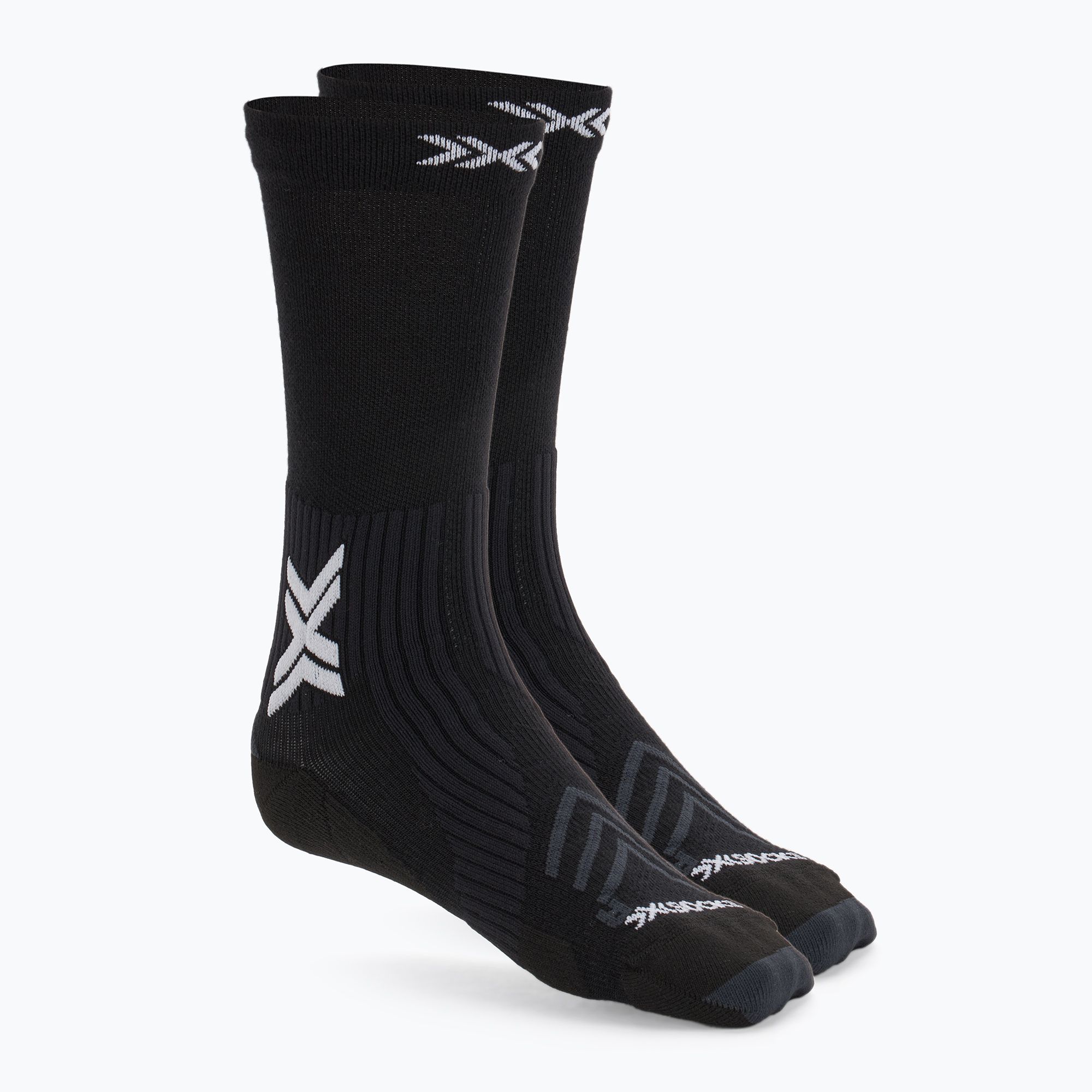 Skarpety X-Socks Run Expert Silk Merino Crew x black/light gray 