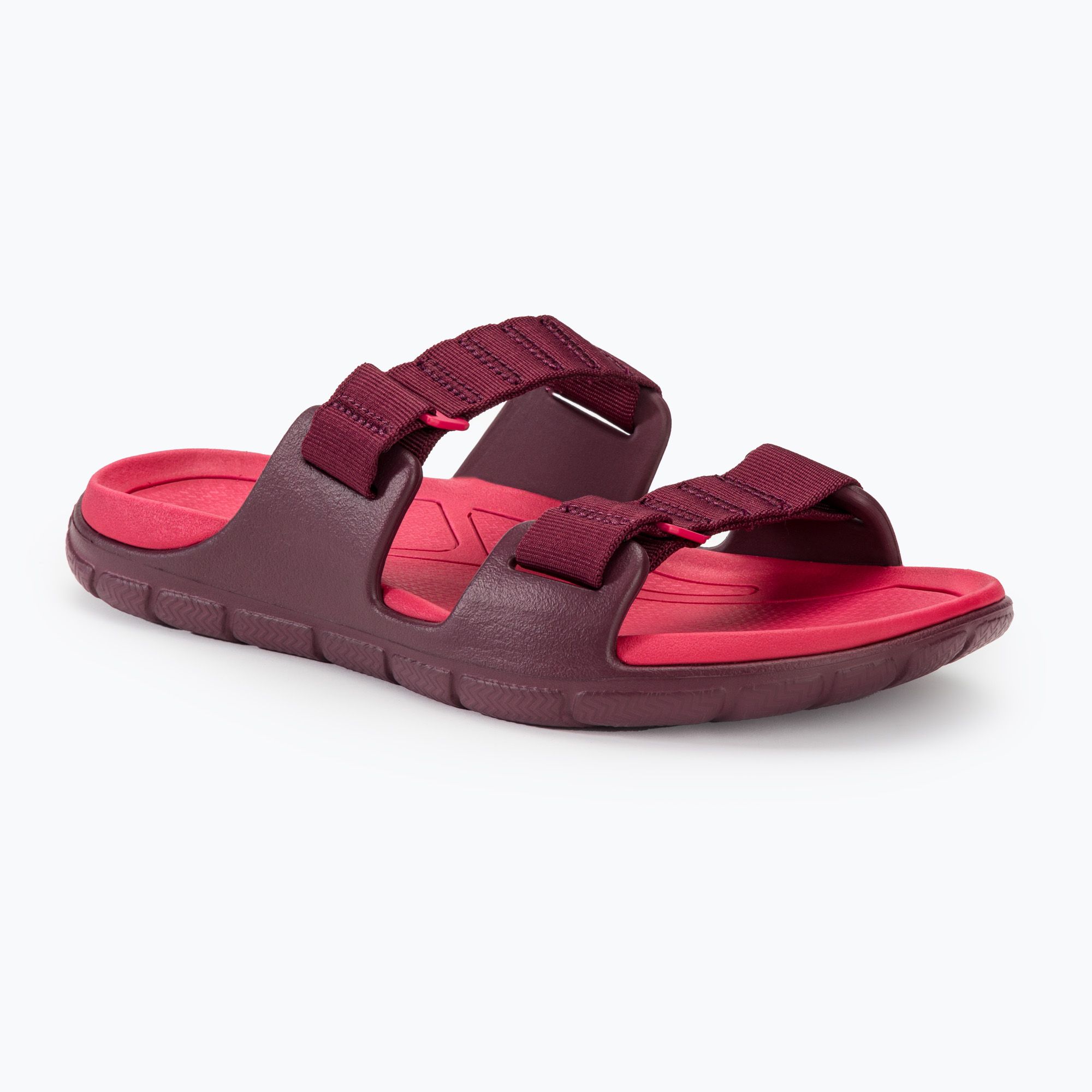 Klapki damskie Lizard Way Slide zinfandel red/virtual pink 