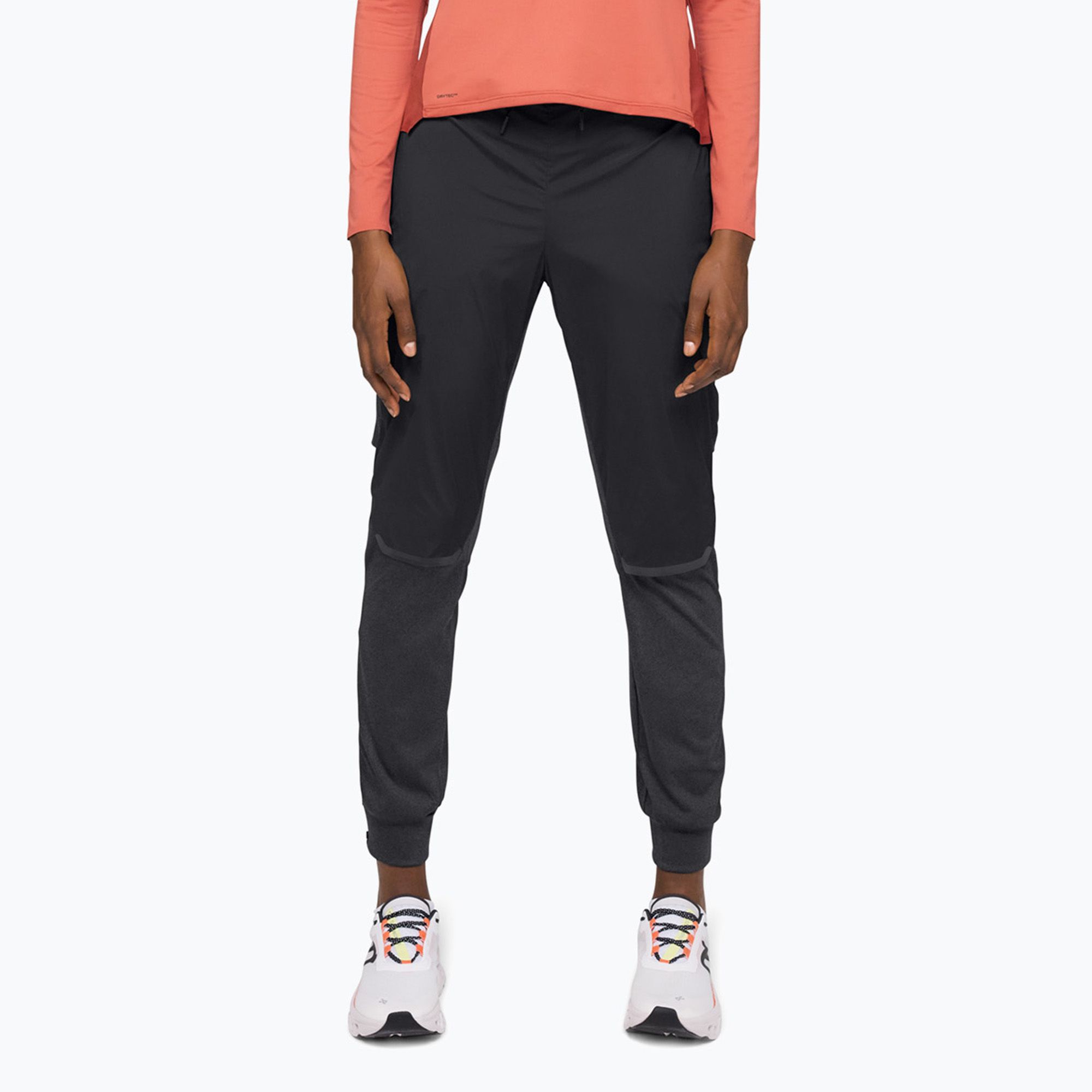 Spodnie do biegania damskie On Running Weather black 