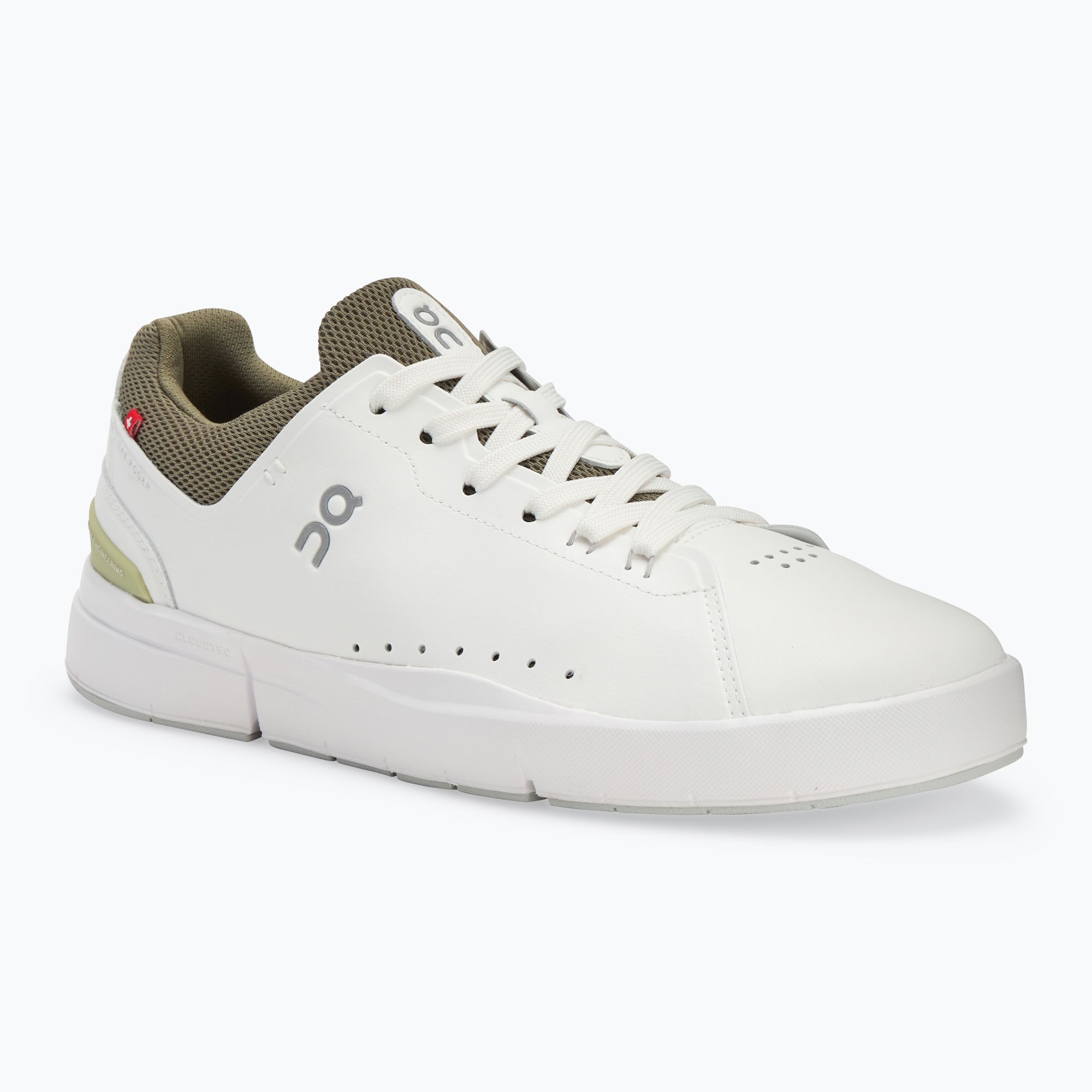 Buty męskie On Running The Roger Advantage white/olive 
