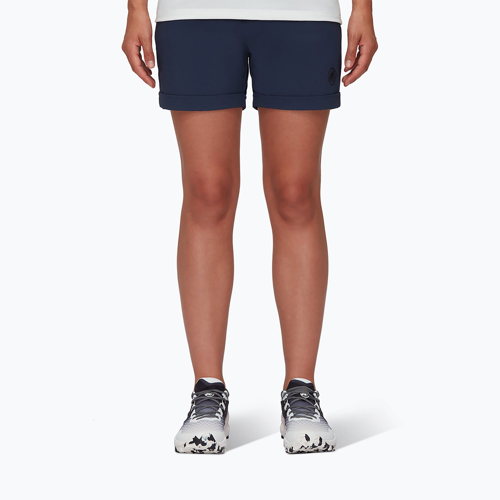 Spodenki trekkingowe damskie Mammut Runbold Roll Cuff marine 