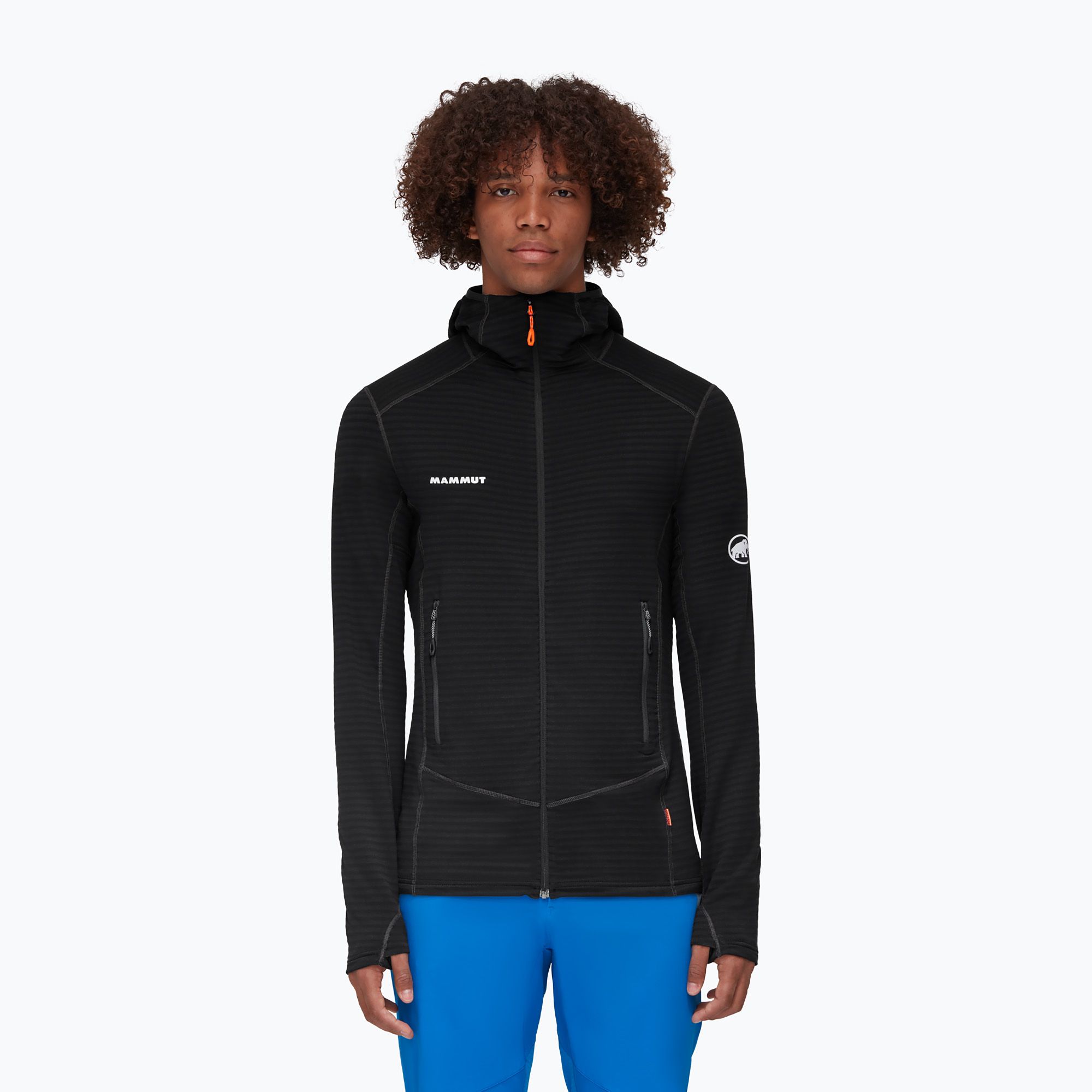 Bluza trekkingowa męska Mammut Taiss Light ML Hooded black 