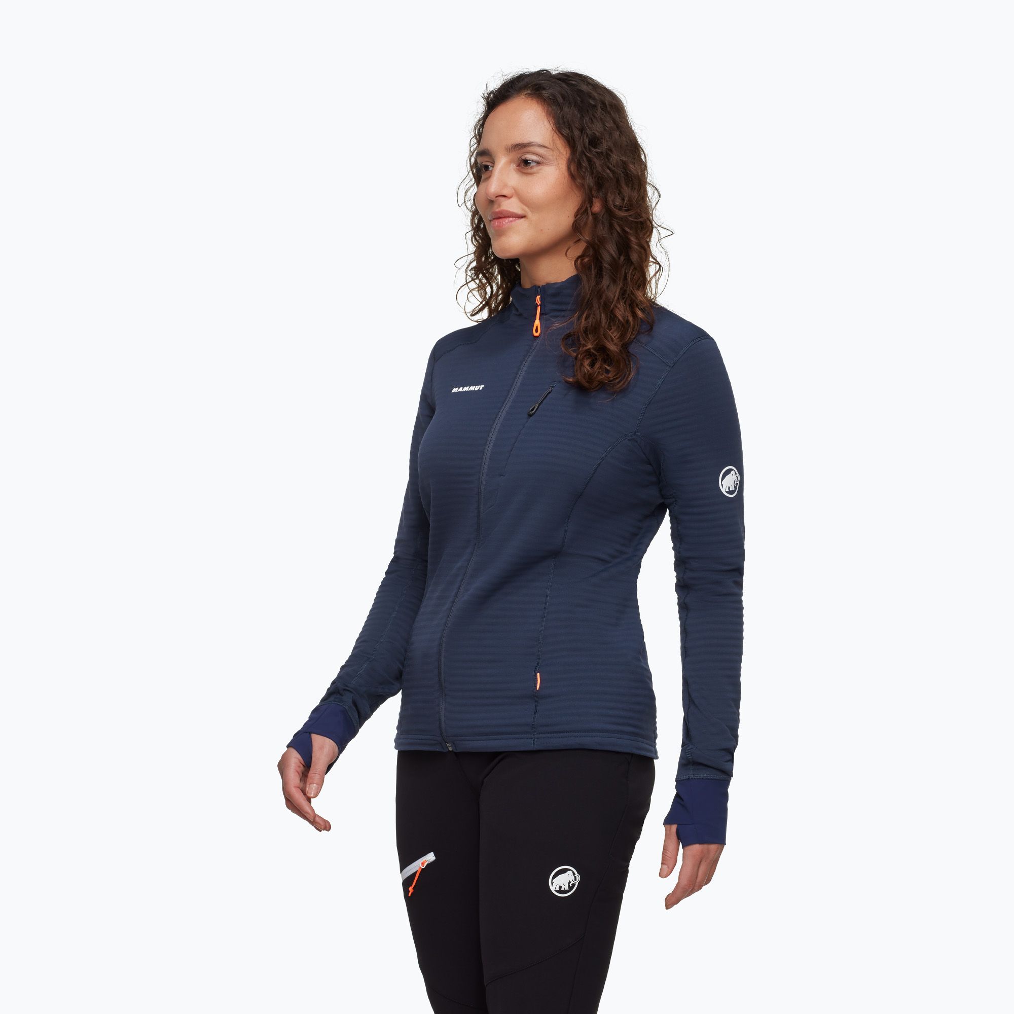 Bluza trekkingowa damska Mammut Taiss Light ML marine 