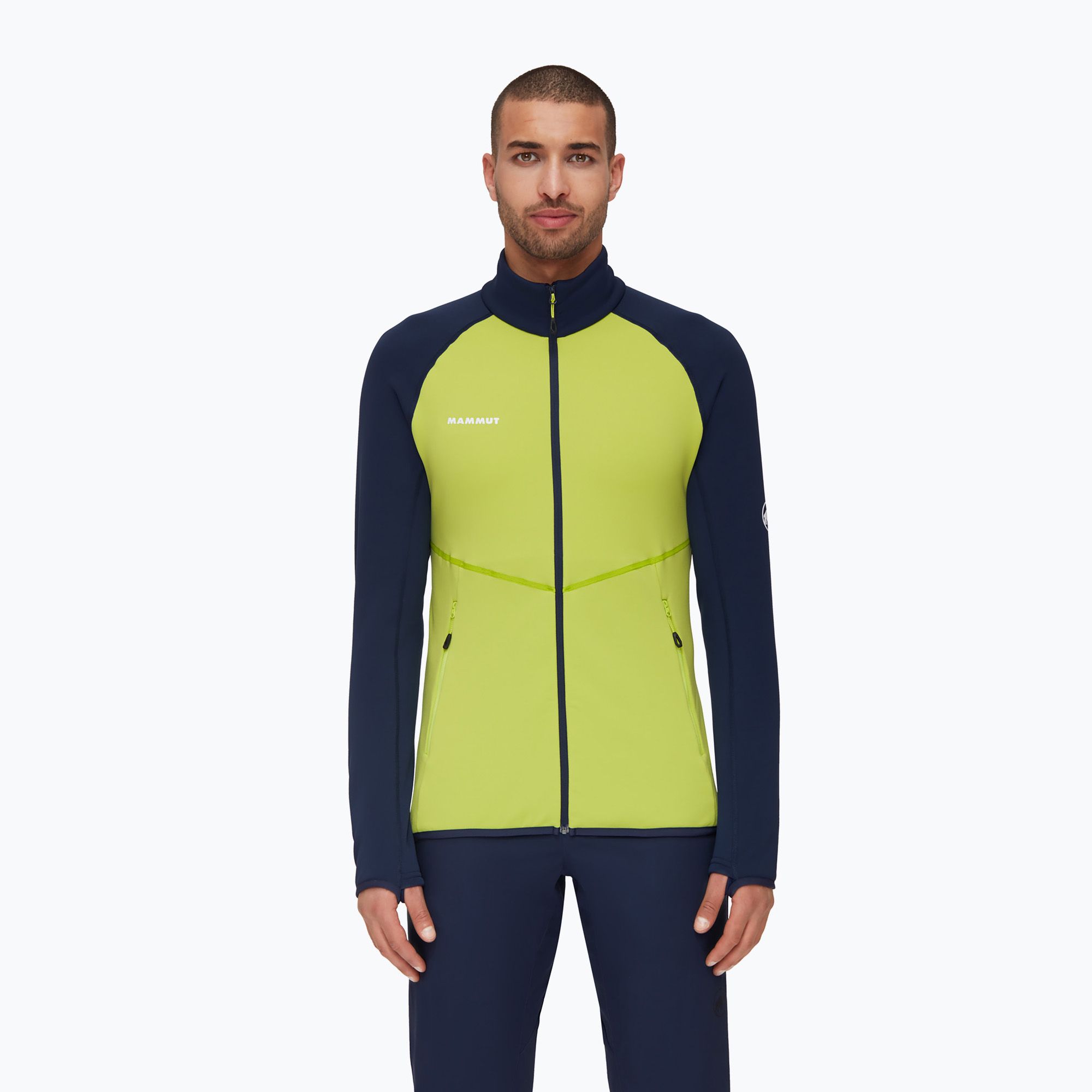 Bluza trekkingowa męska Mammut Aconcagua ML highlime/marine 