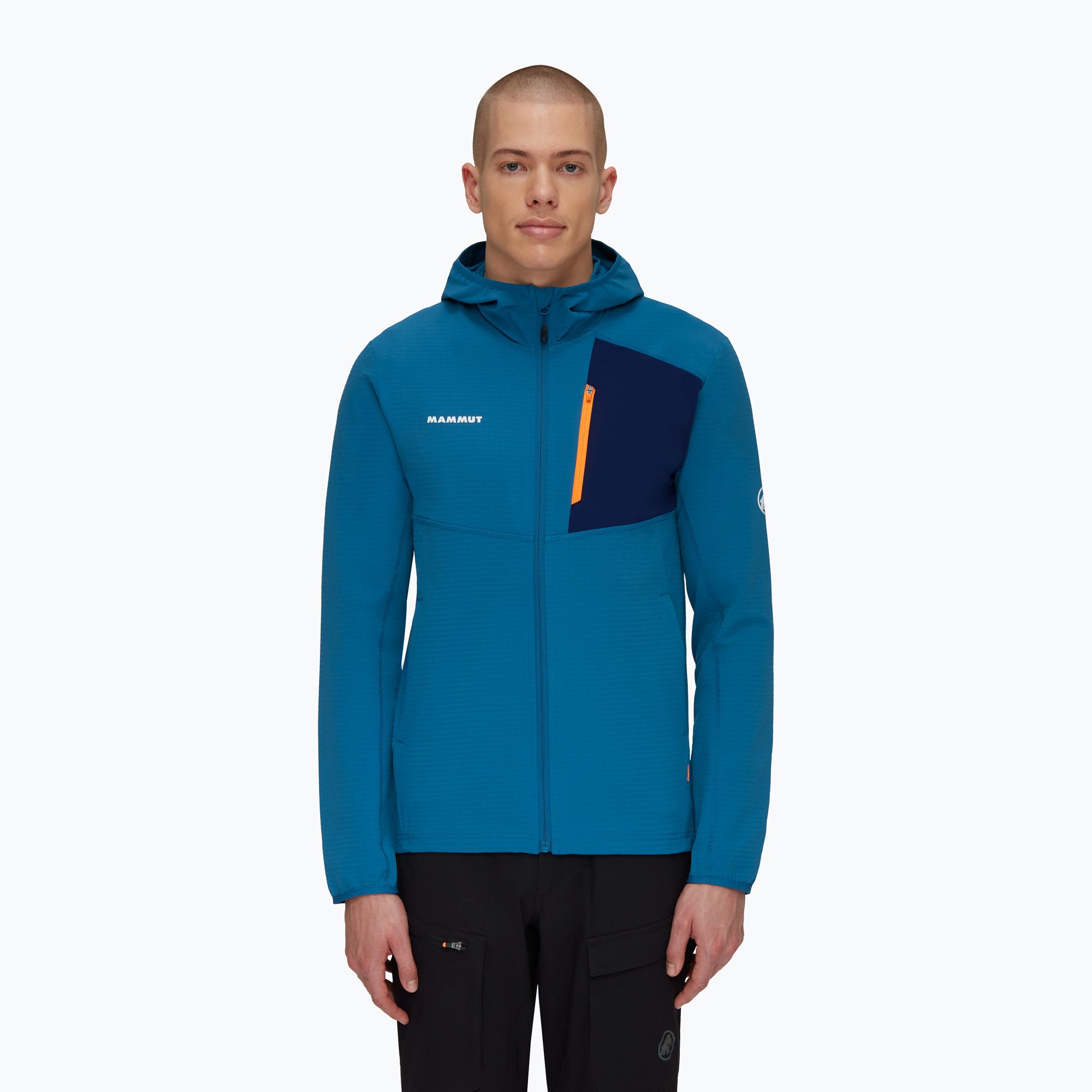 Bluza trekkingowa męska Mammut Madris Light ML Hooded deep ice 