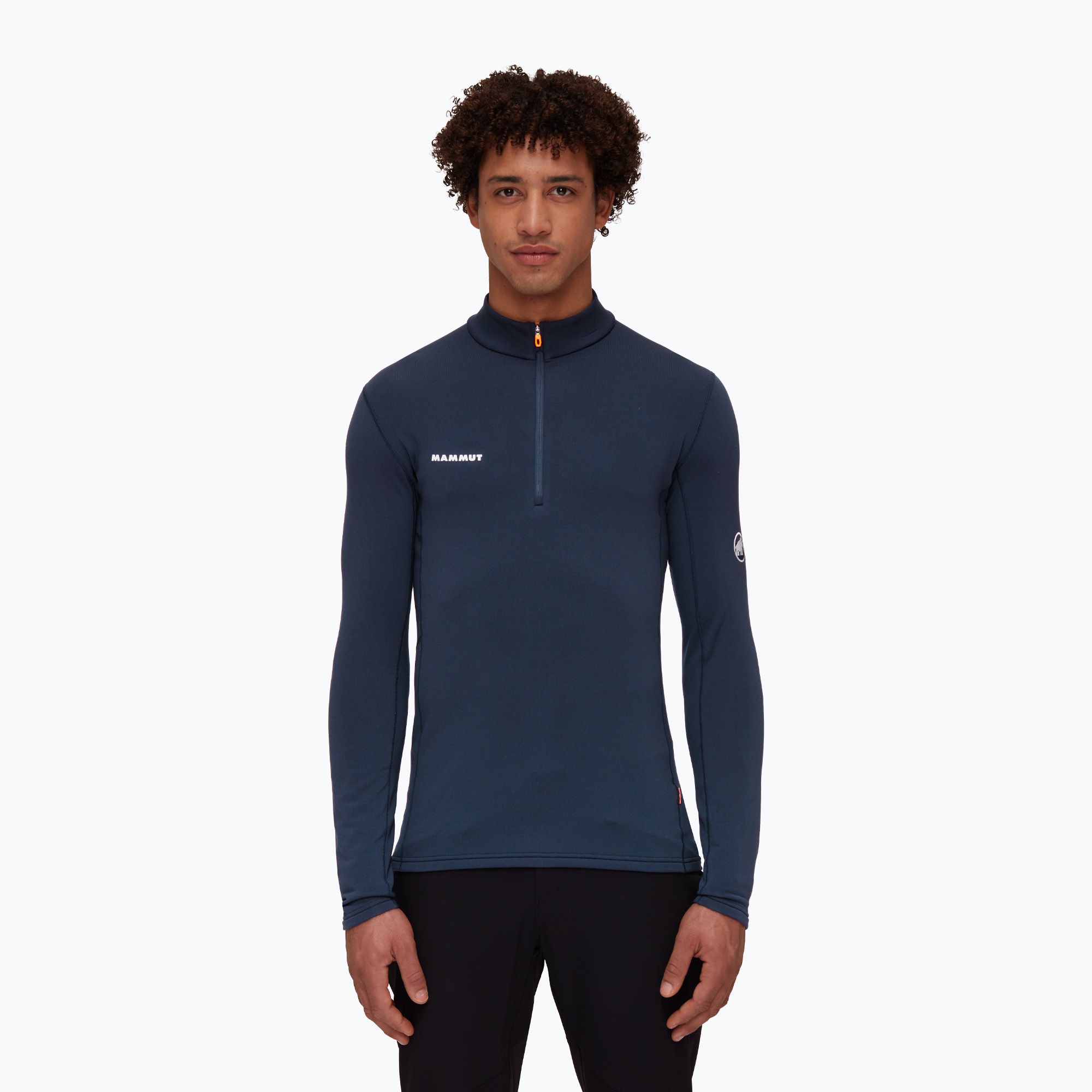 Bluza trekkingowa męska Mammut Aenergy ML Half Zip Pull marine 