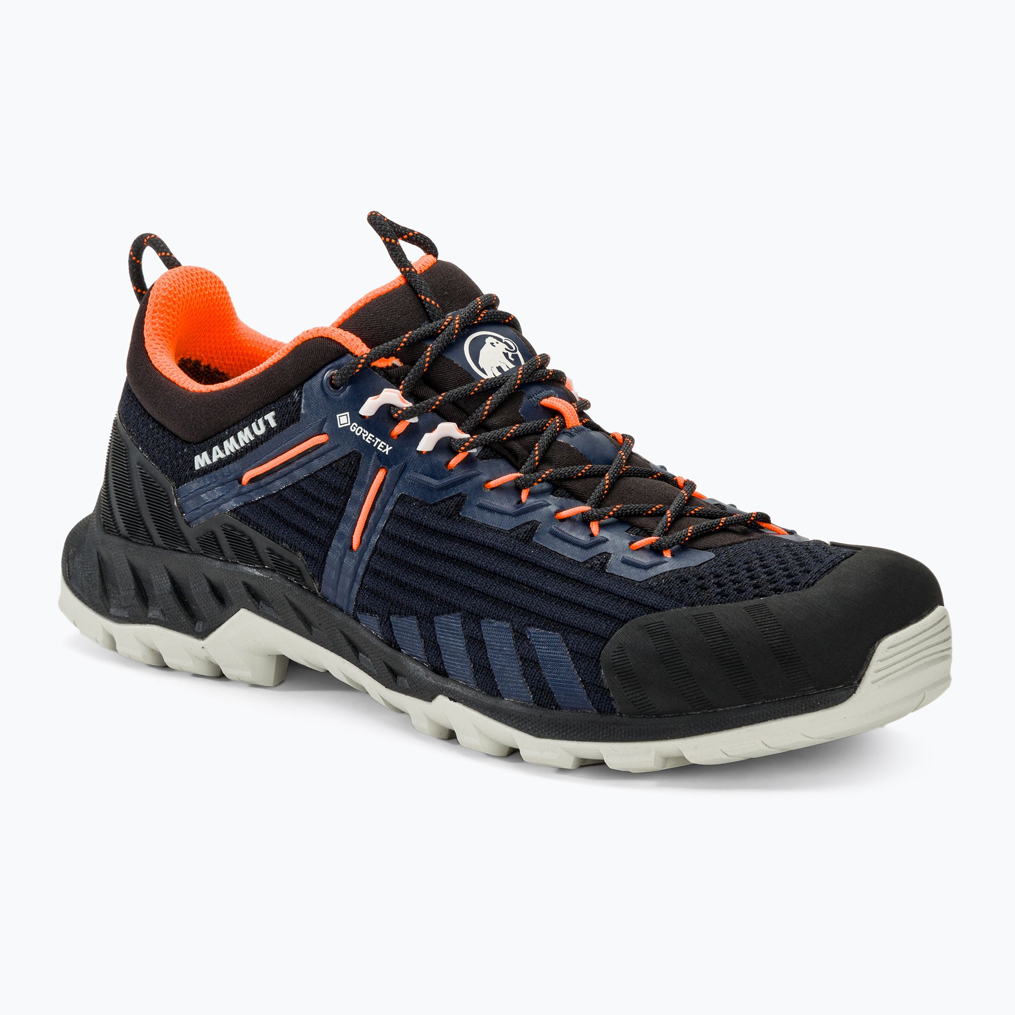 Buty podejściowe damskie Mammut Alnasca Knit III Low GTX marine/black 
