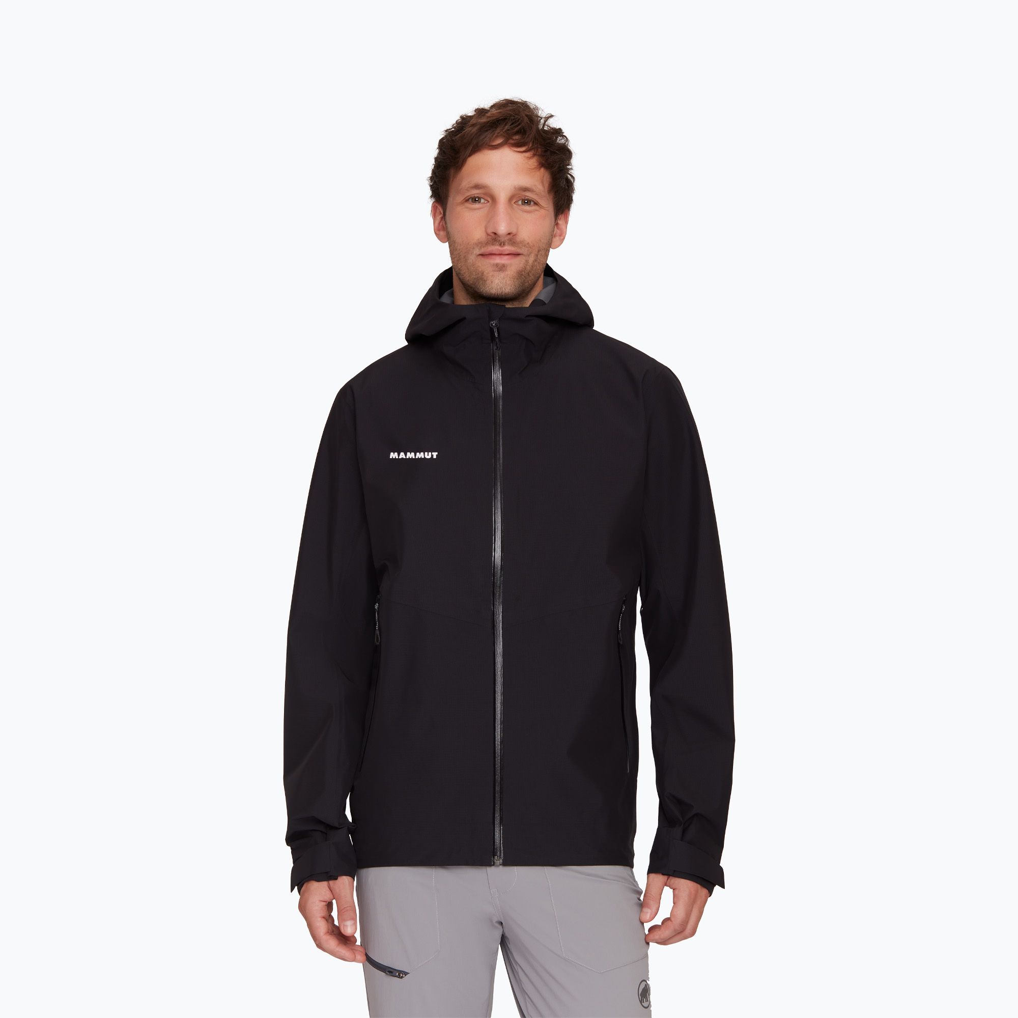 Kurtka przeciwdeszczowa męska Mammut Alto Light HS black 