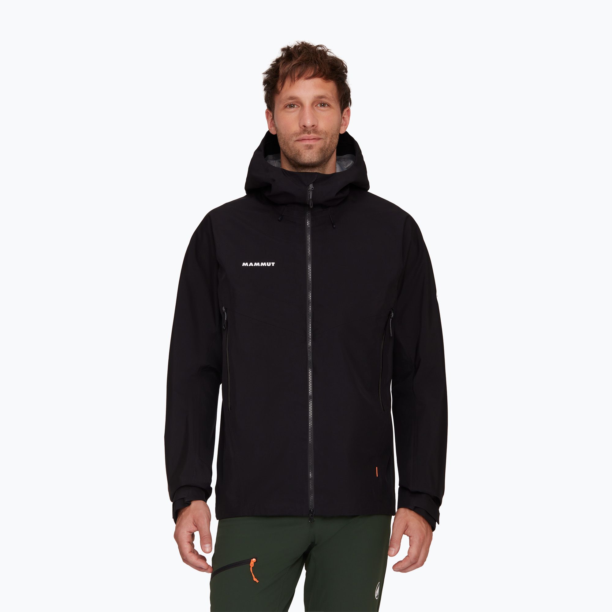 Kurtka przeciwdeszczowa męska Mammut Crater IV HS Hooded black 