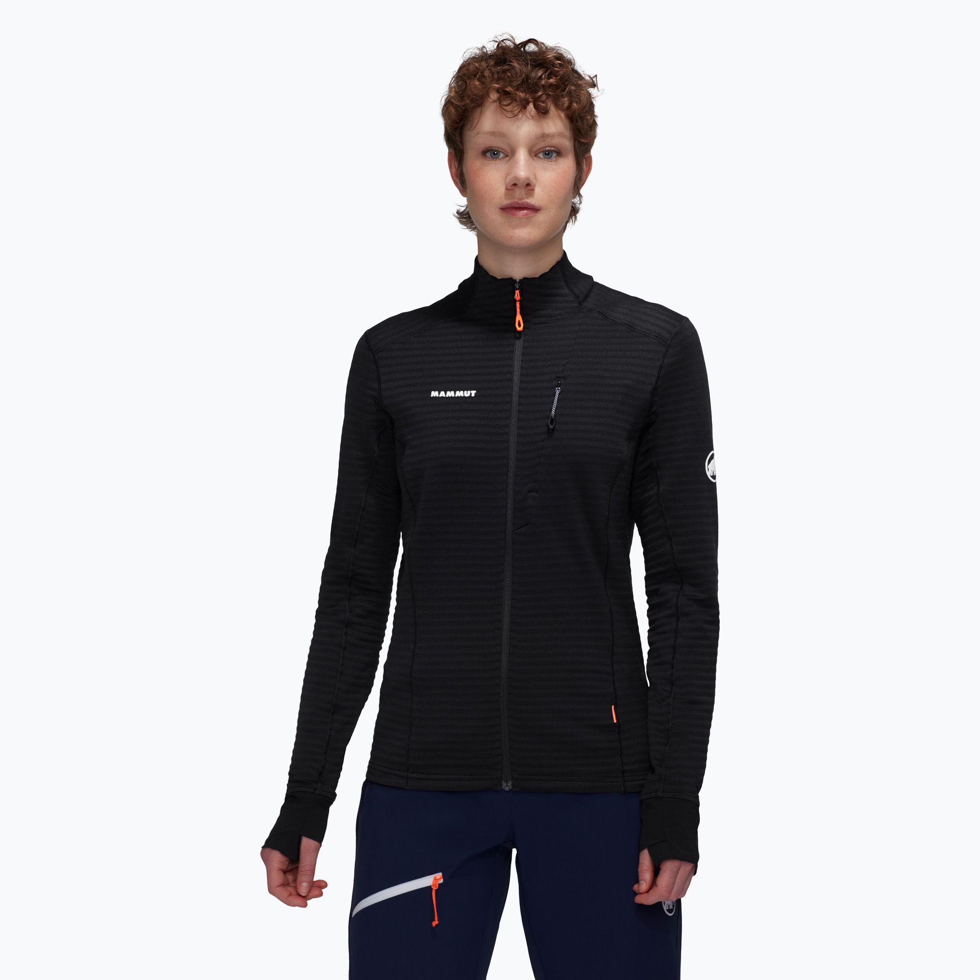 Bluza trekkingowa damska Mammut Taiss Light ML black 
