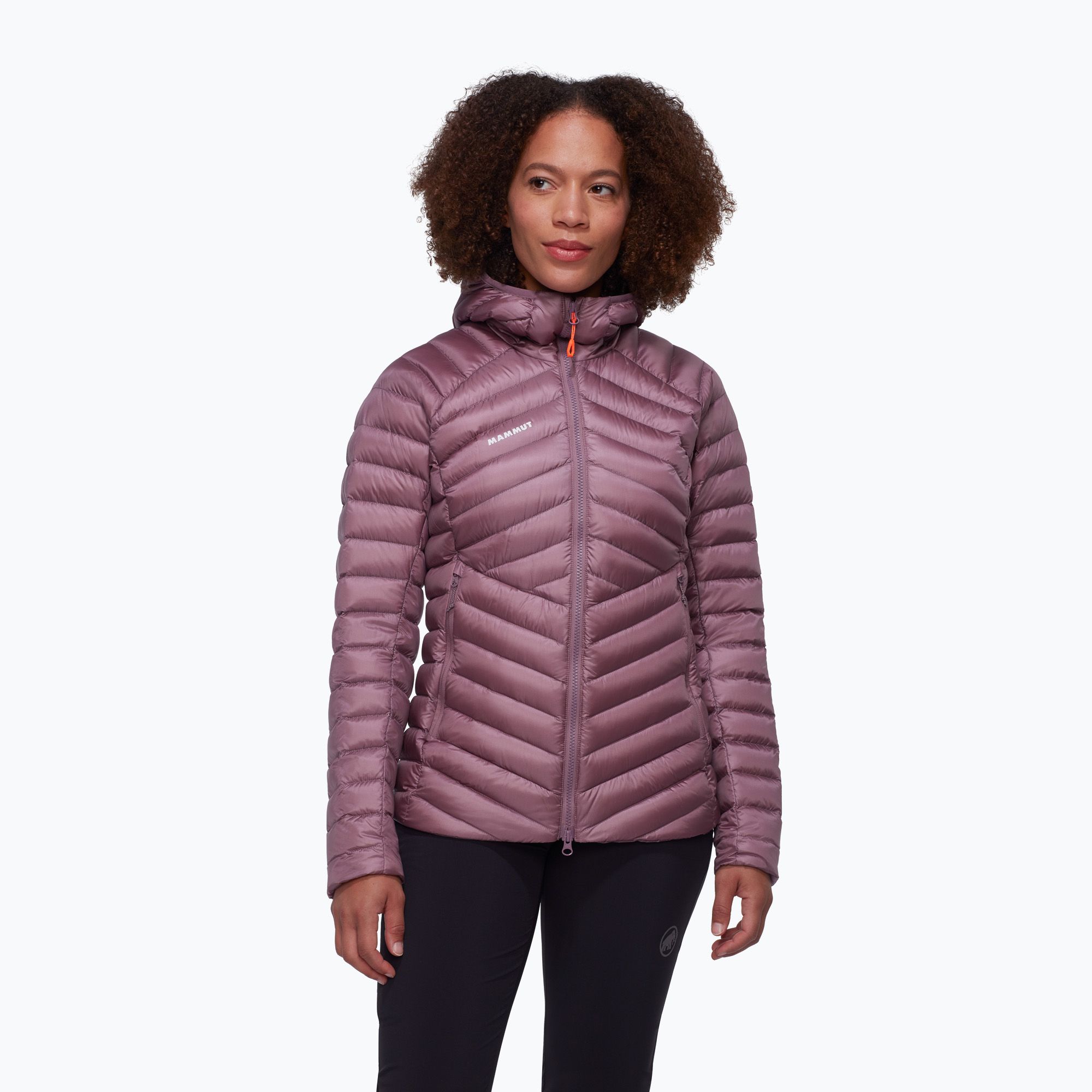 Kurtka puchowa damska Mammut Broad Peak IN Hooded flux/black 