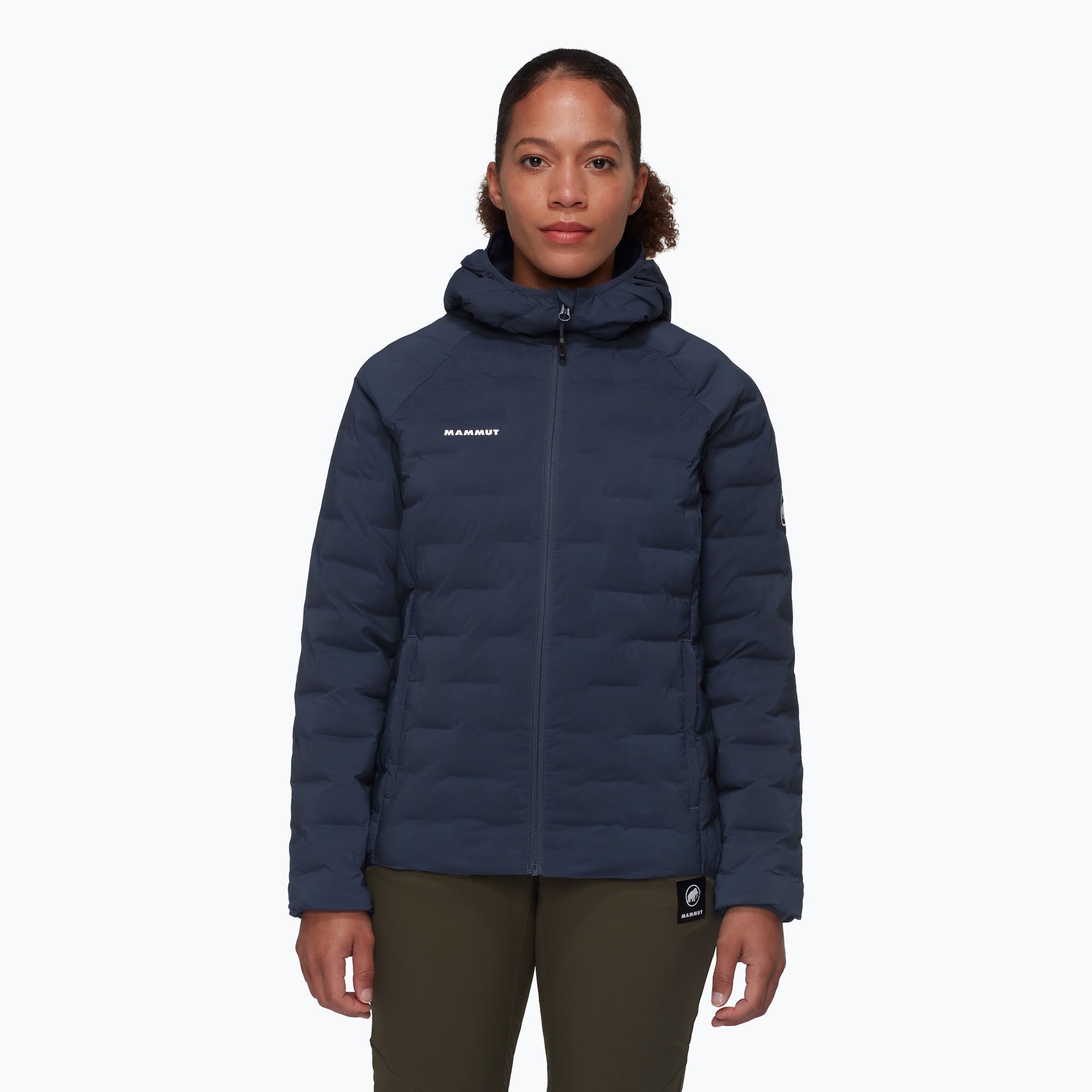 Kurtka damska Mammut Sender IN Hooded marine 