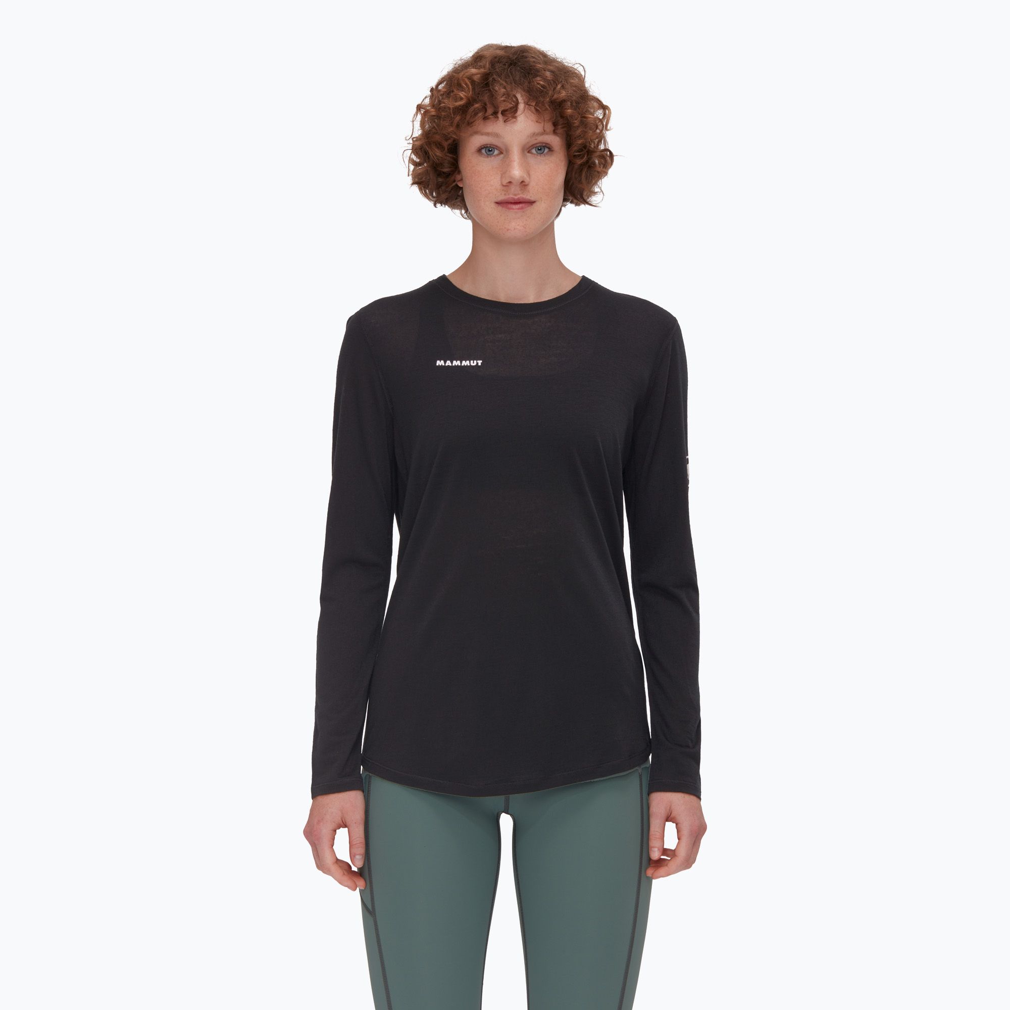 Longsleeve damski Mammut Tree Wool FL black 01700 
