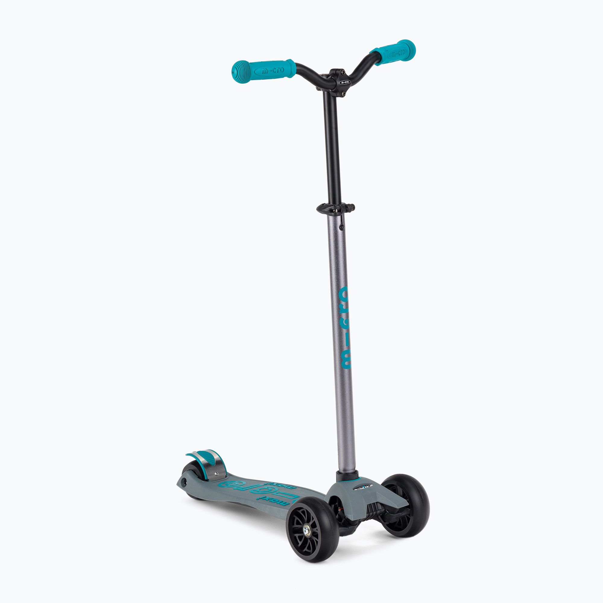 Hulajnoga trójkołowa dziecięca Micro Maxi Deluxe Pro grey aqua 