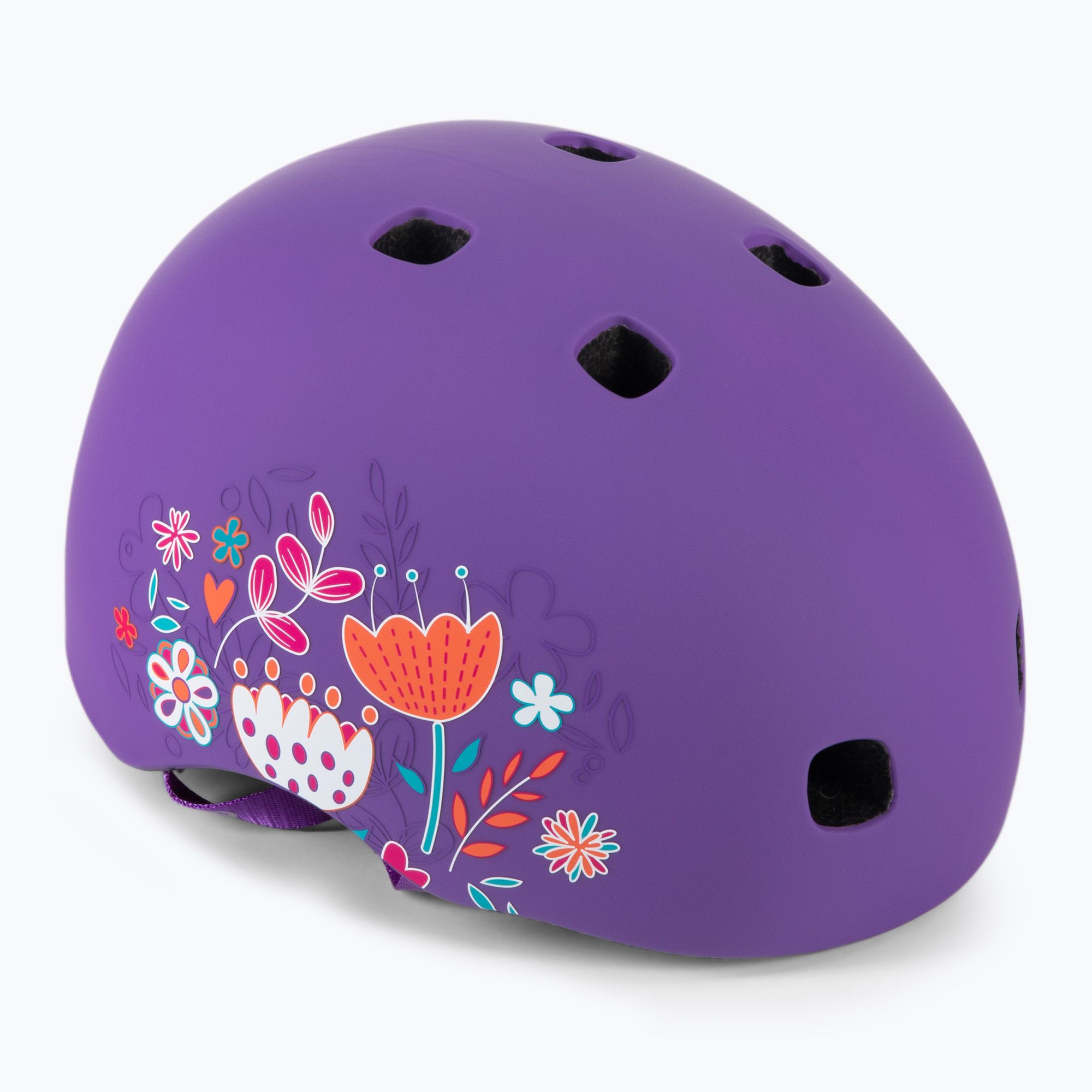 Kask dziecięcy Micro Floral Purple 