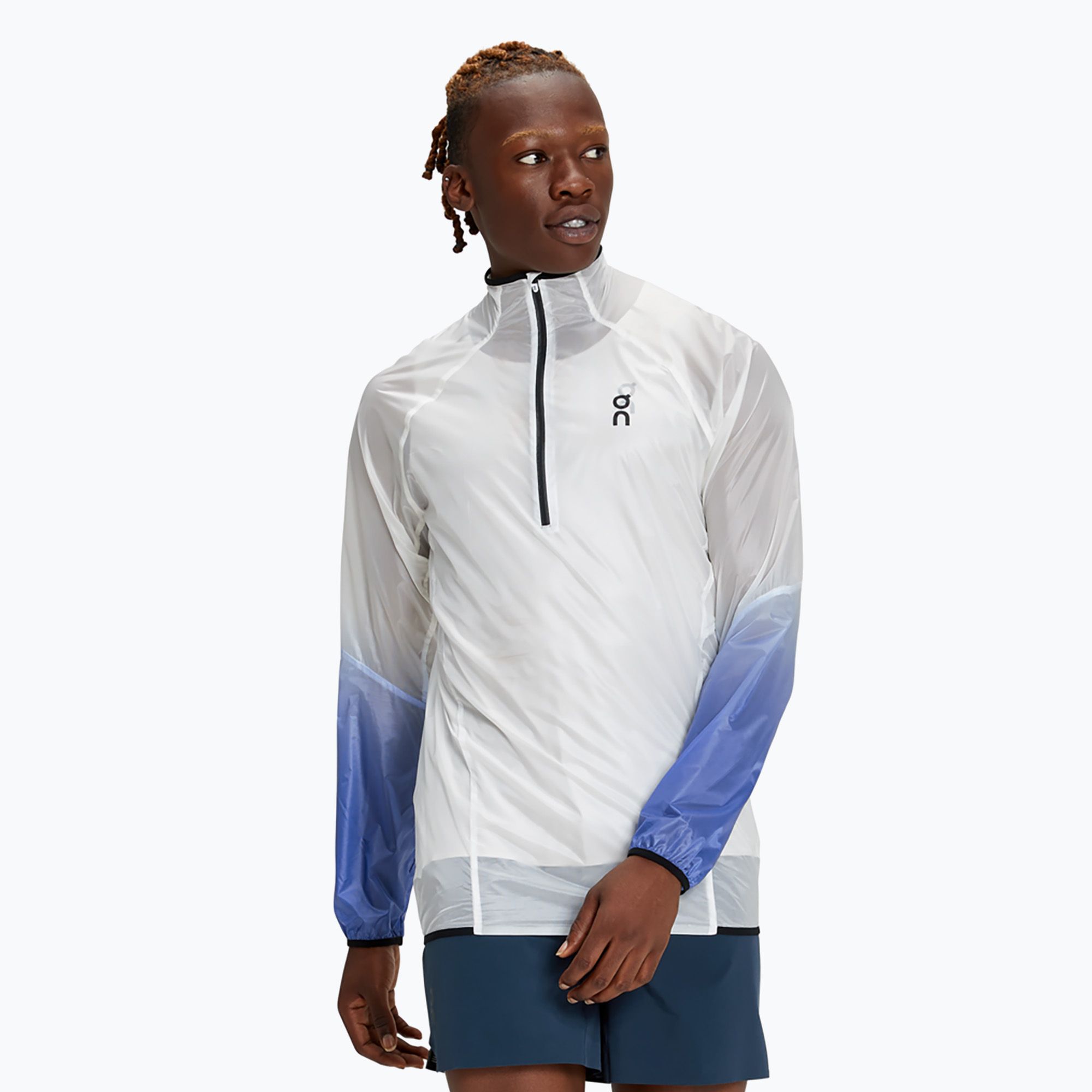 Kurtka do biegania męska On Running Zero undyed-white /cobalt 