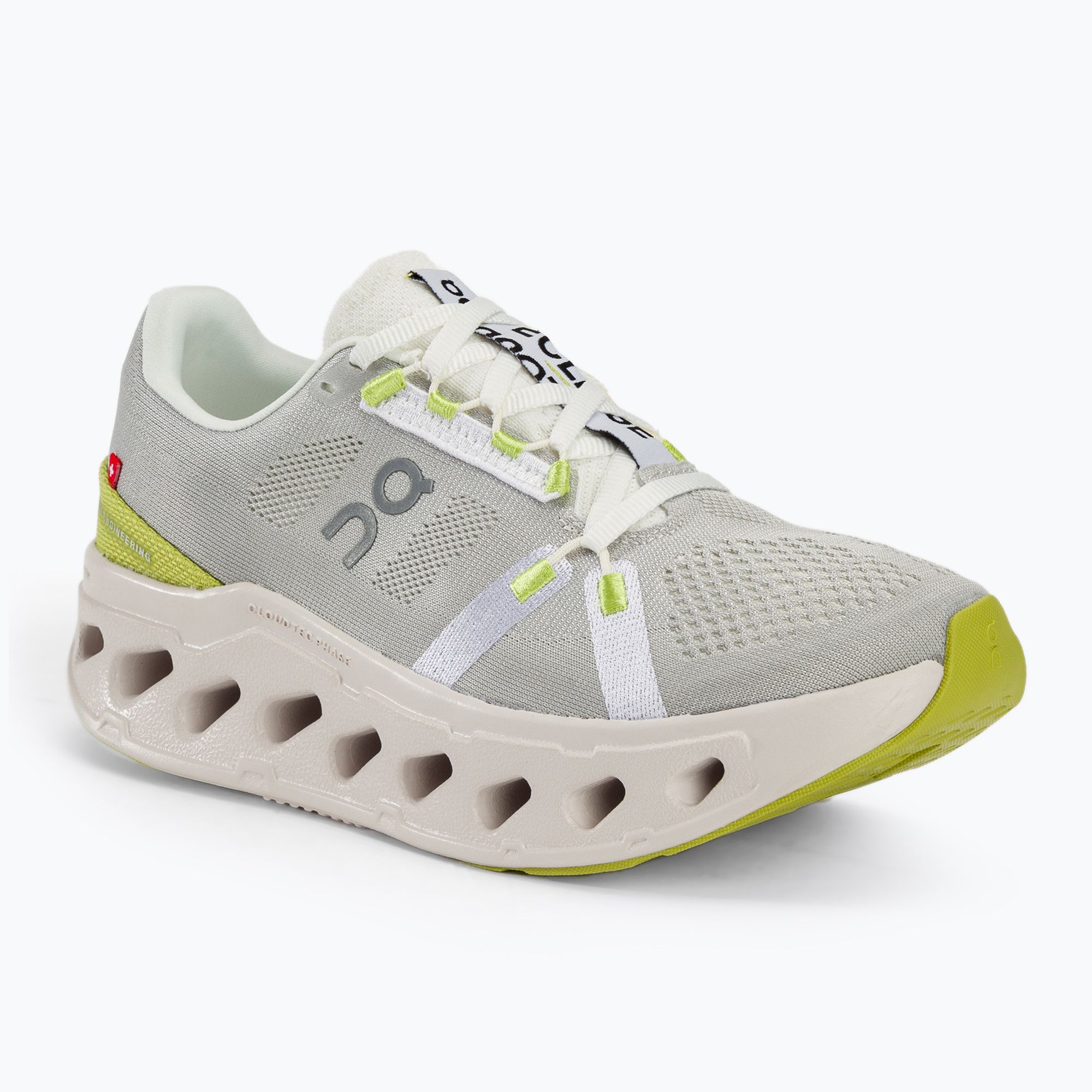 Buty do biegania damskie On Running Cloudeclipse white/sand 