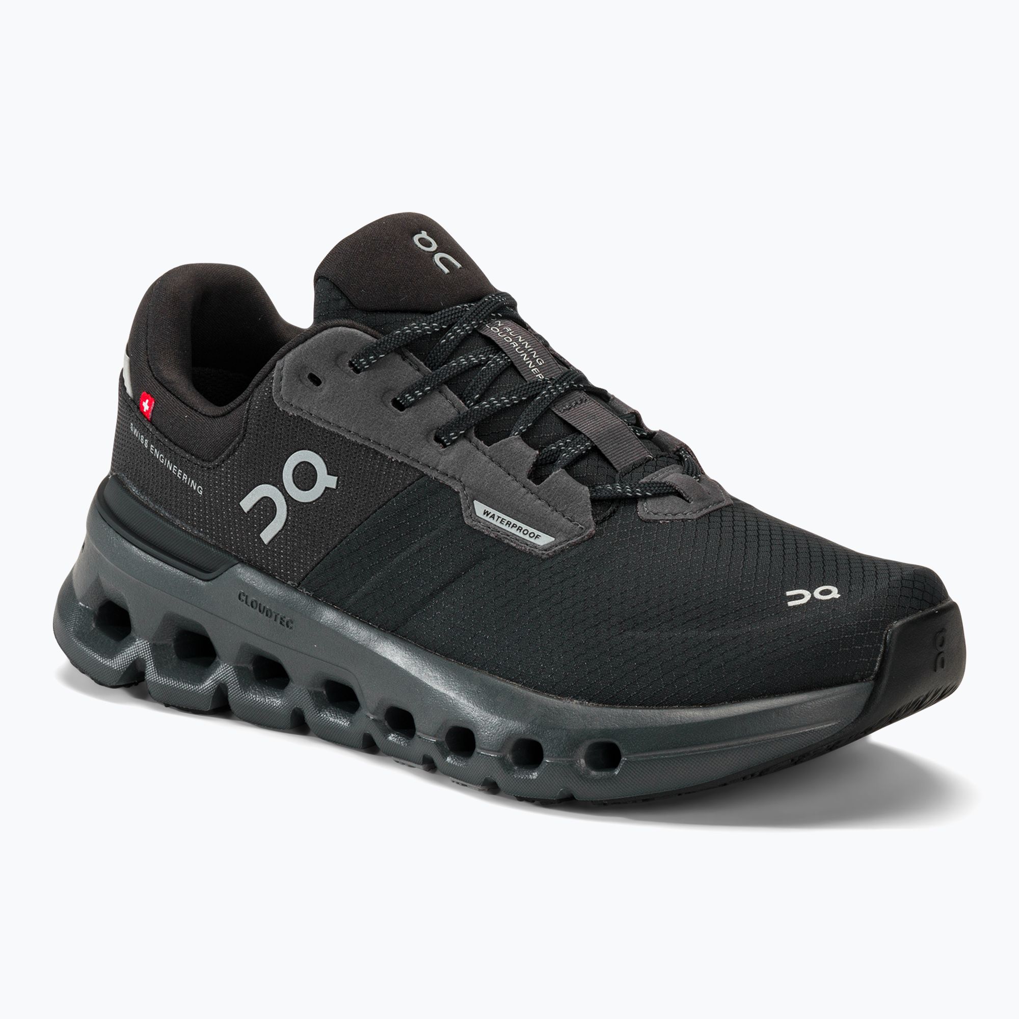 Buty do biegania damskie On Running Cloudrunner 2 Waterproof magnet/black 