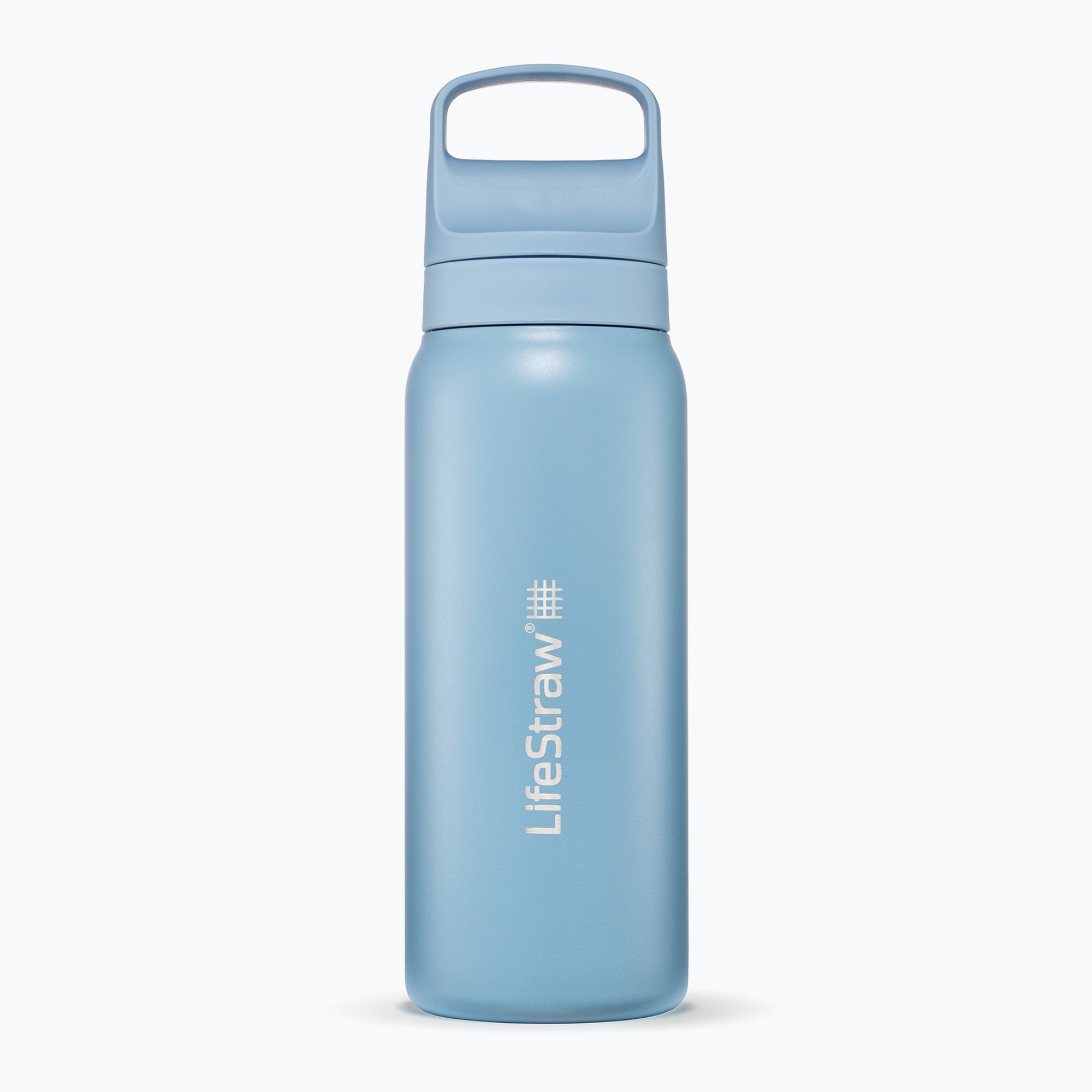 Butelka turystyczna Lifestraw Go 2.0 Steel z filtrem 700 ml icelandic blue 