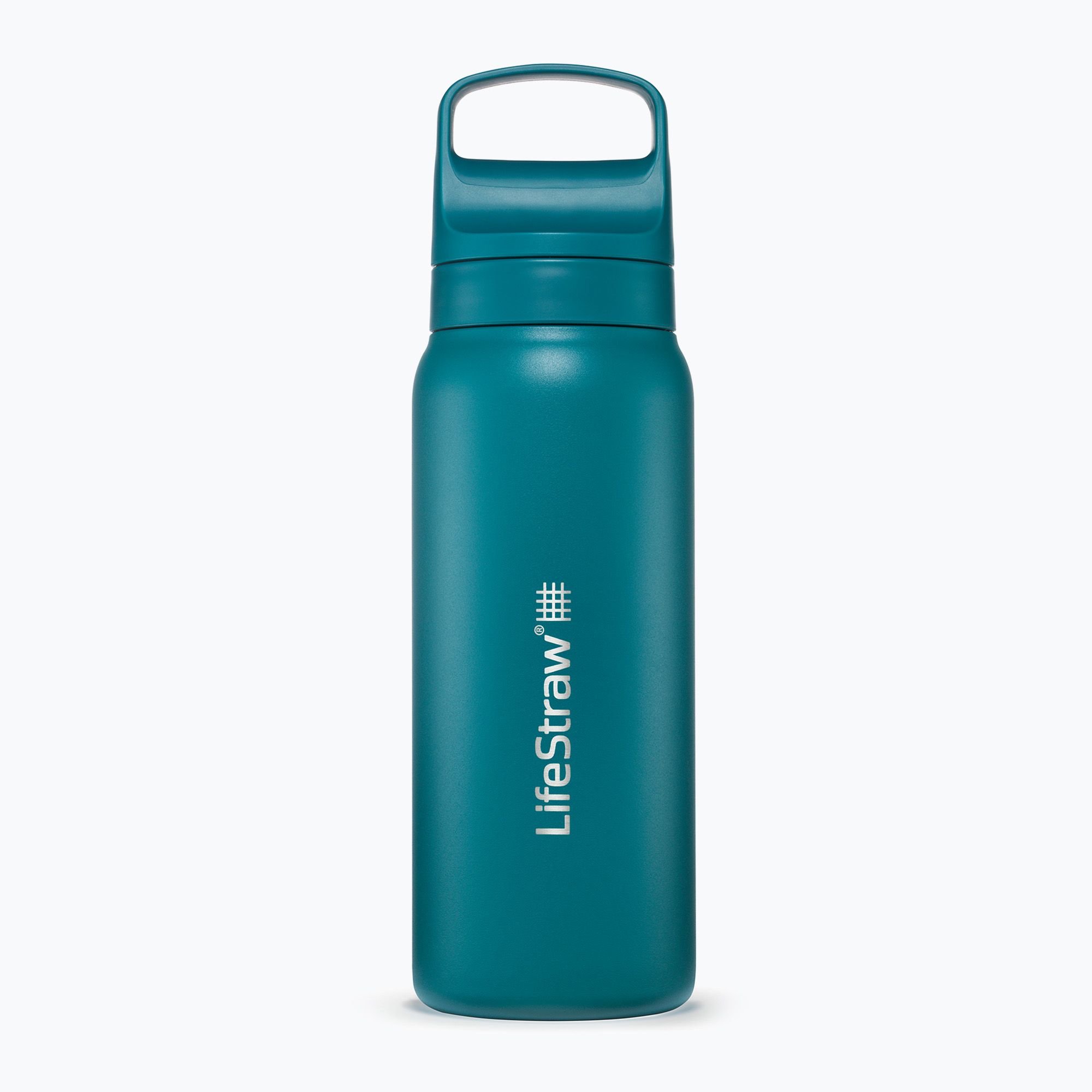 Butelka turystyczna Lifestraw Go 2.0 Steel z filtrem 700 ml laguna teal 