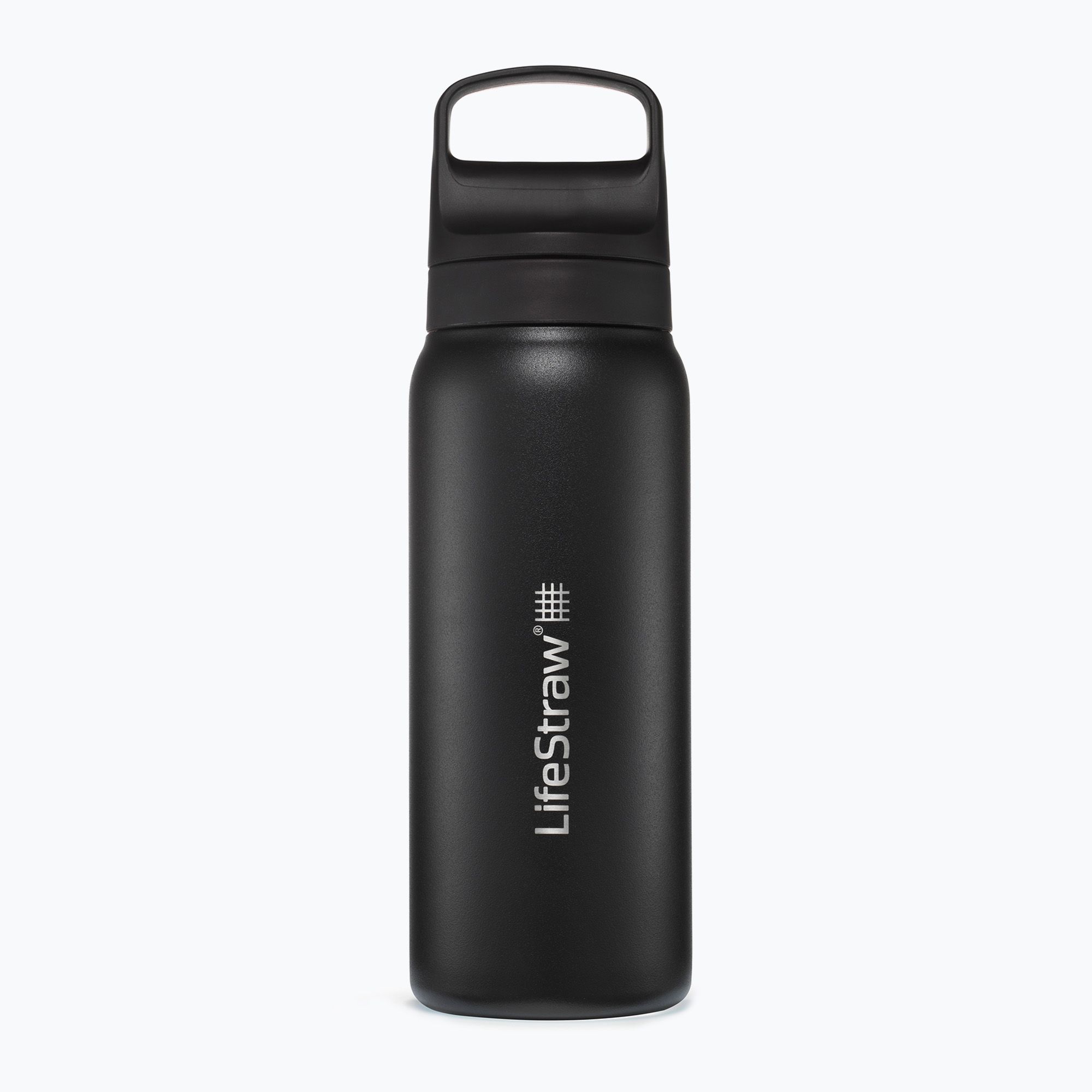 Butelka turystyczna Lifestraw Go 2.0 Steel z filtrem 1 l black 