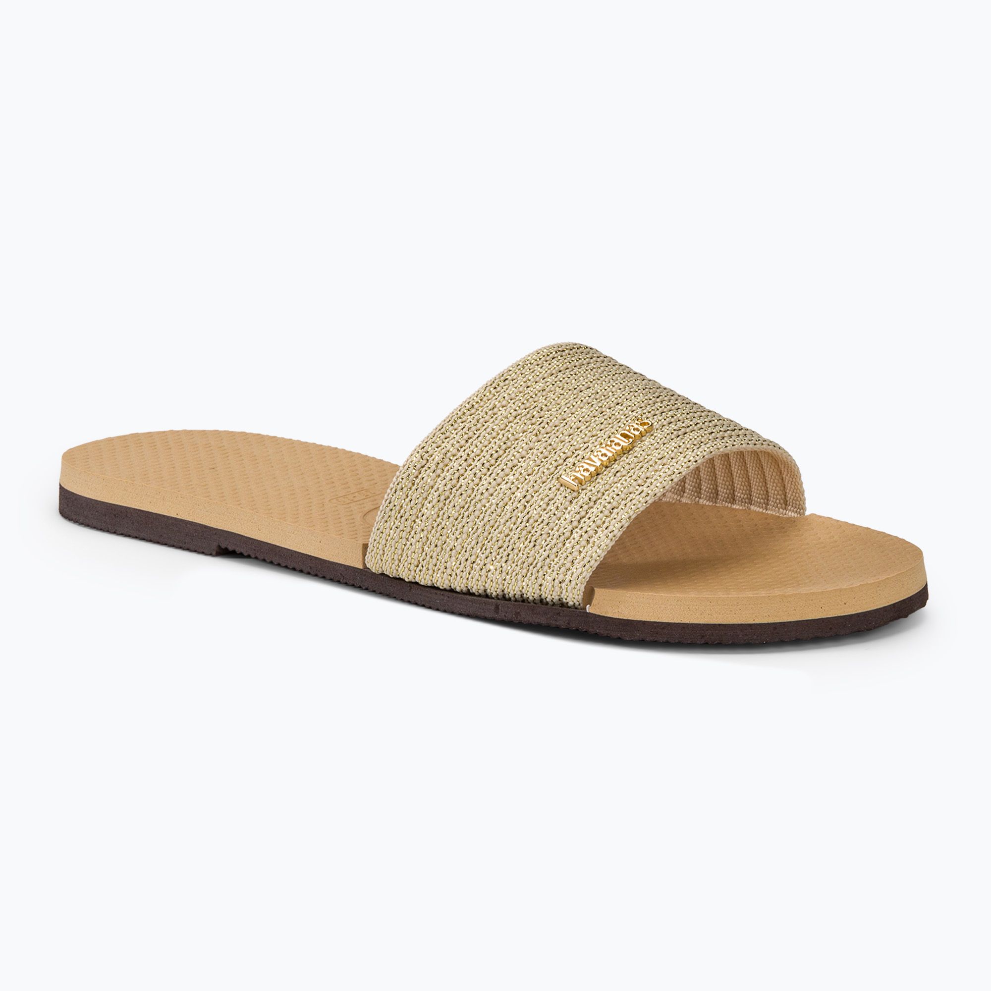 Klapki damskie Havaianas You Malta Metallic golden 