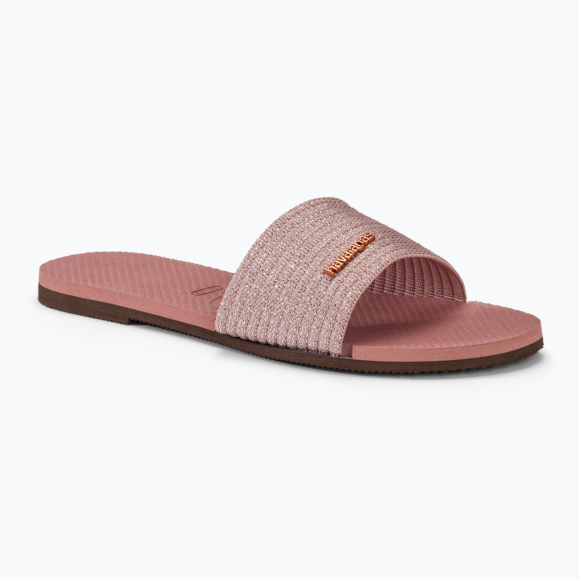 Klapki damskie Havaianas You Malta Metallic crocus rose 