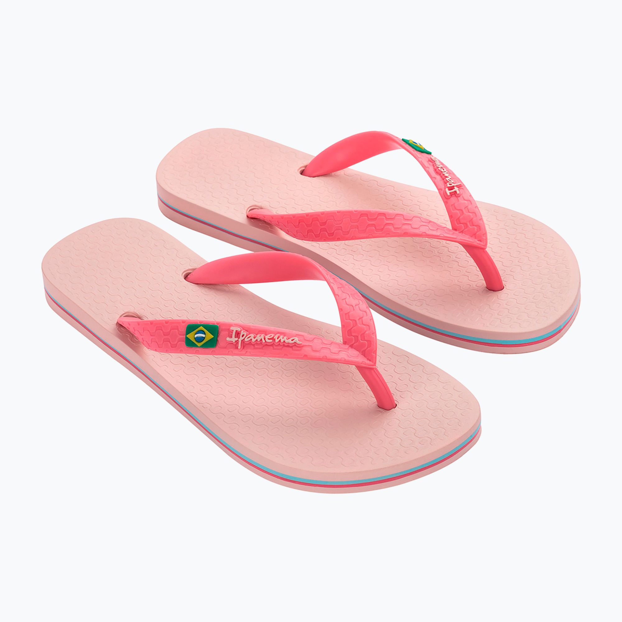 Calvin Klein Ipanema Clas Brasil II Fem – Calzini Donna In Cotone, Rosso/Bianco E Nero - 2