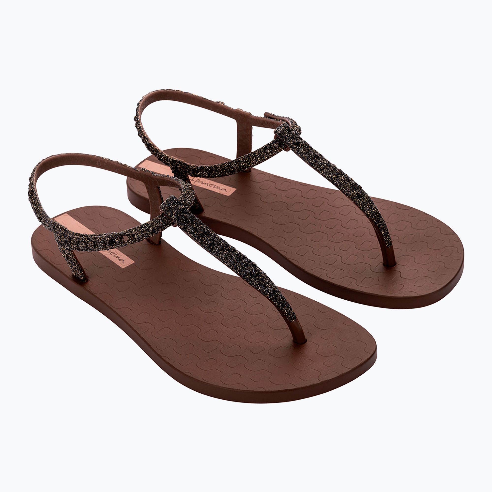 Sandały damskie Ipanema Class Brilha brown/glitter brown 