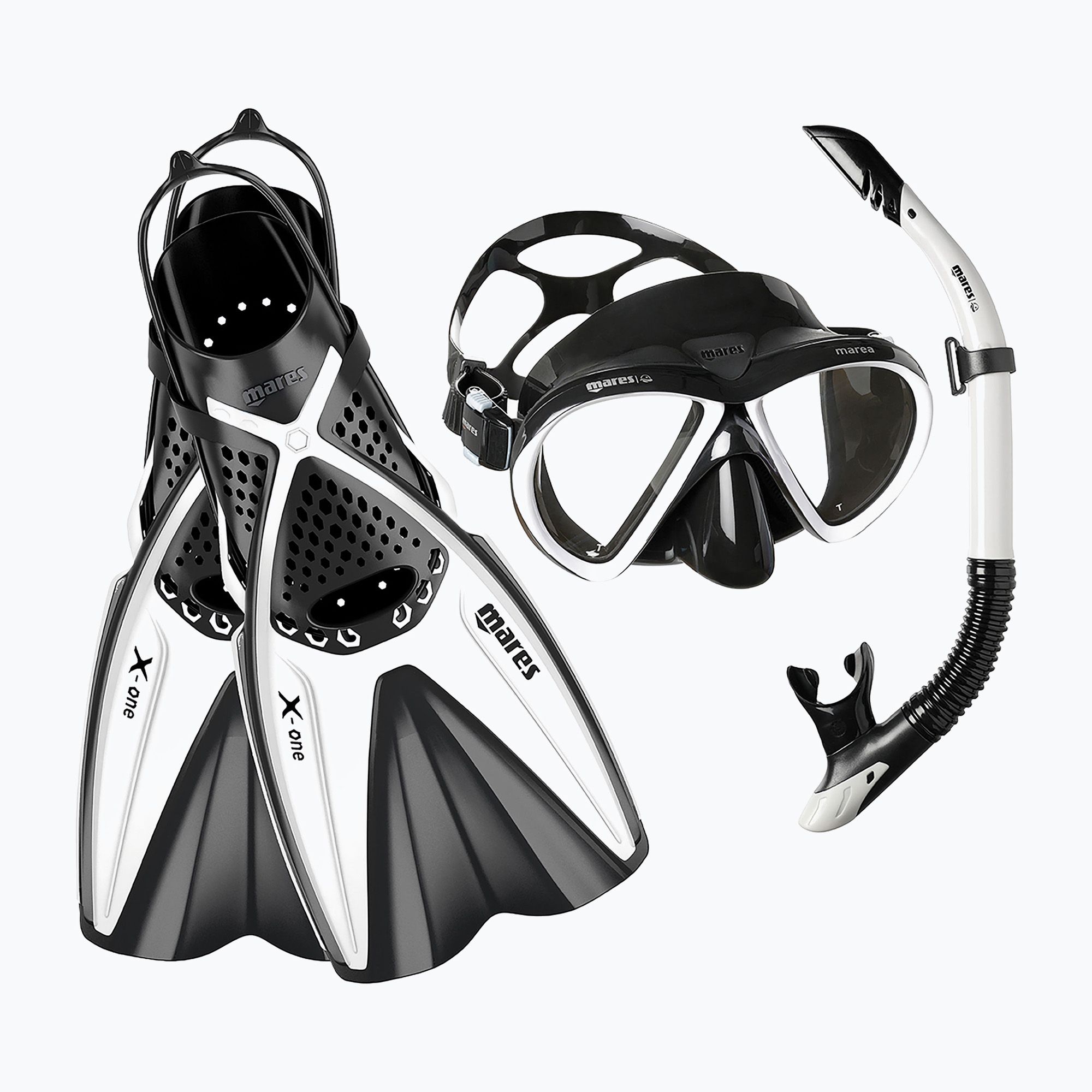 Zestaw do nurkowania Mares X-One Marea white/black 