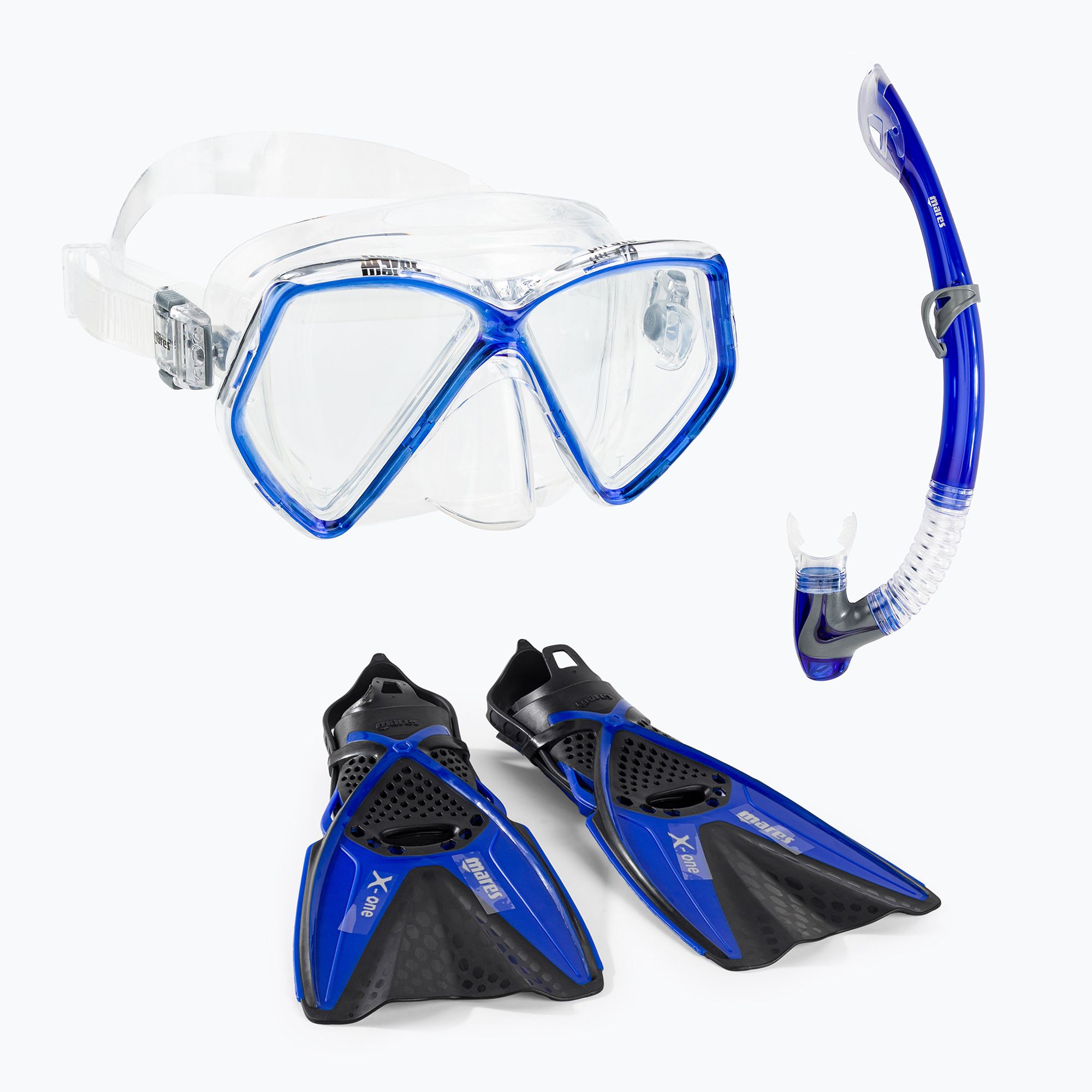 Zestaw do nurkowania dziecięcy Mares X-One Pirate blue/black 