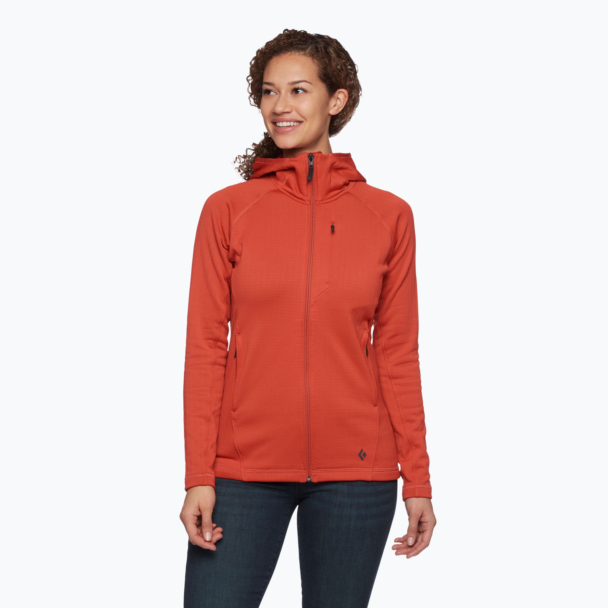 Bluza trekkingowa damska Black Diamond Factor Hoody grenadine 