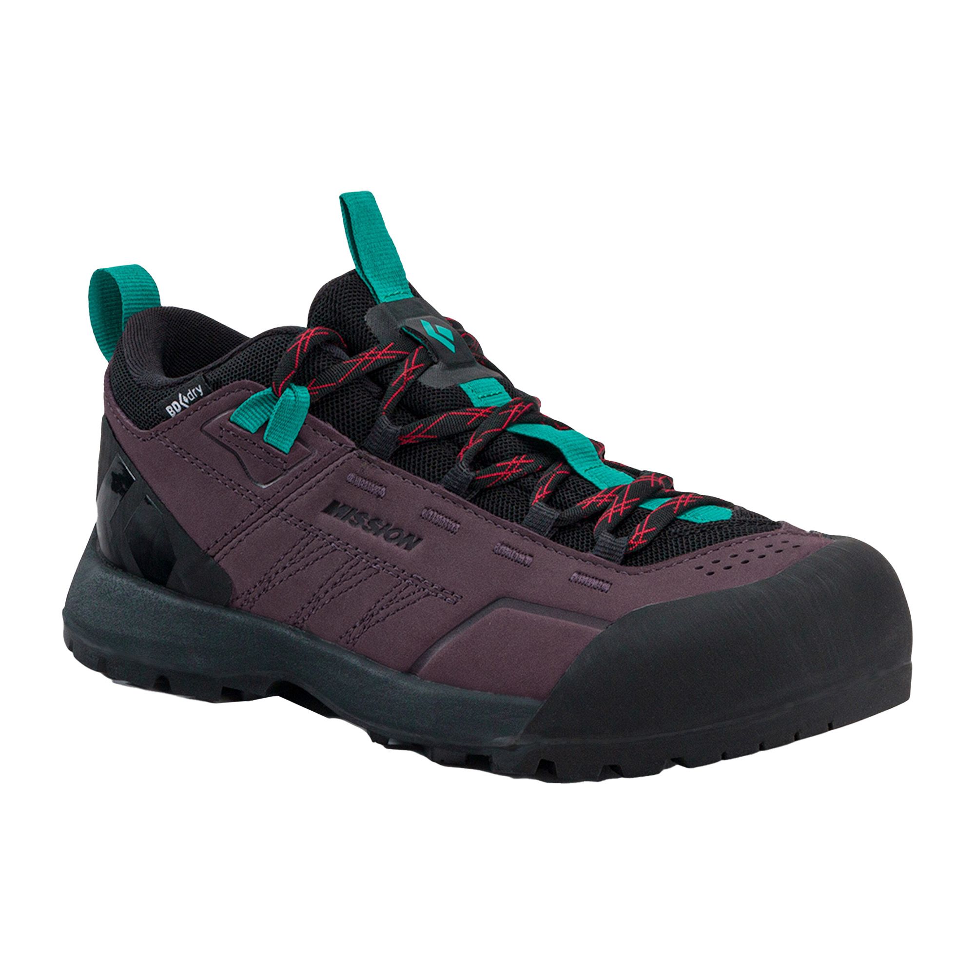 Buty podejściowe damskie Black Diamond Mission LT LW WP Approach mulberry/black 