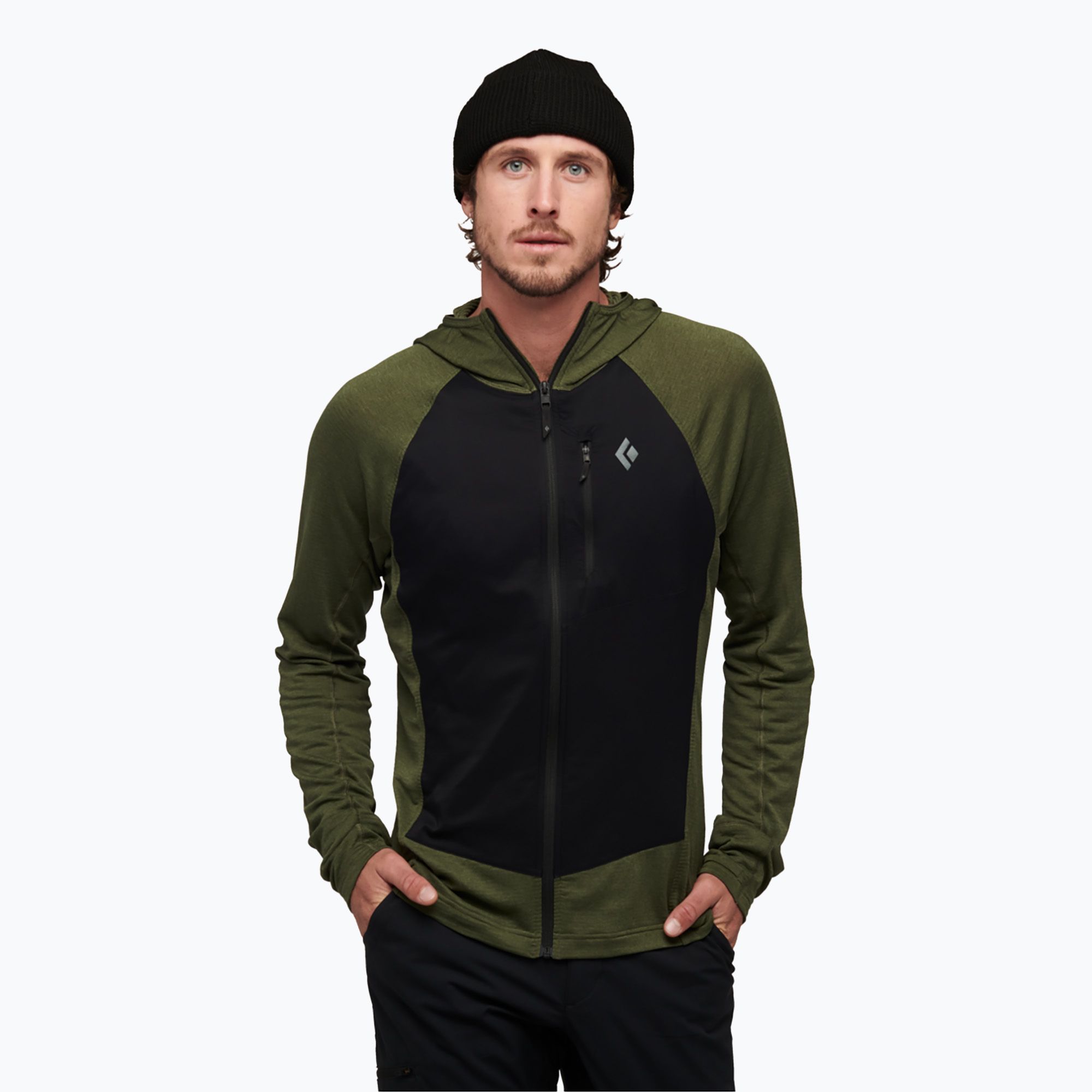 Bluza trekkingowa męska Black Diamond Coefficient LT Hybrid tundra/black 