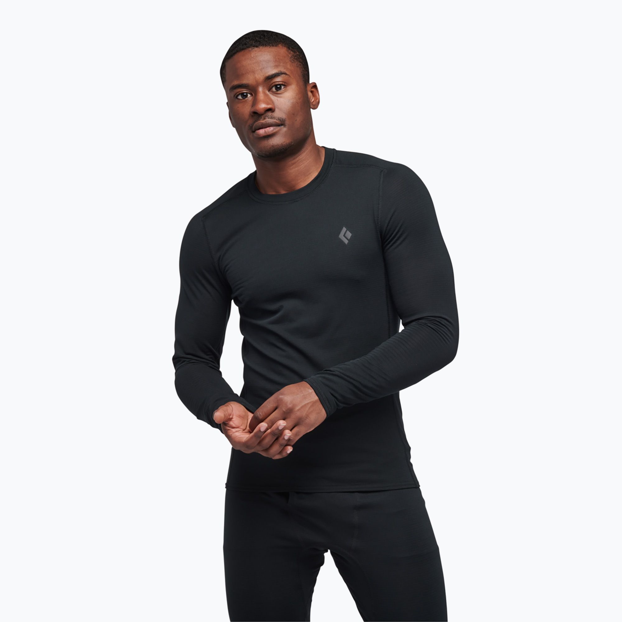 Longsleeve trekkingowy męski Black Diamond Coefficient LT black 